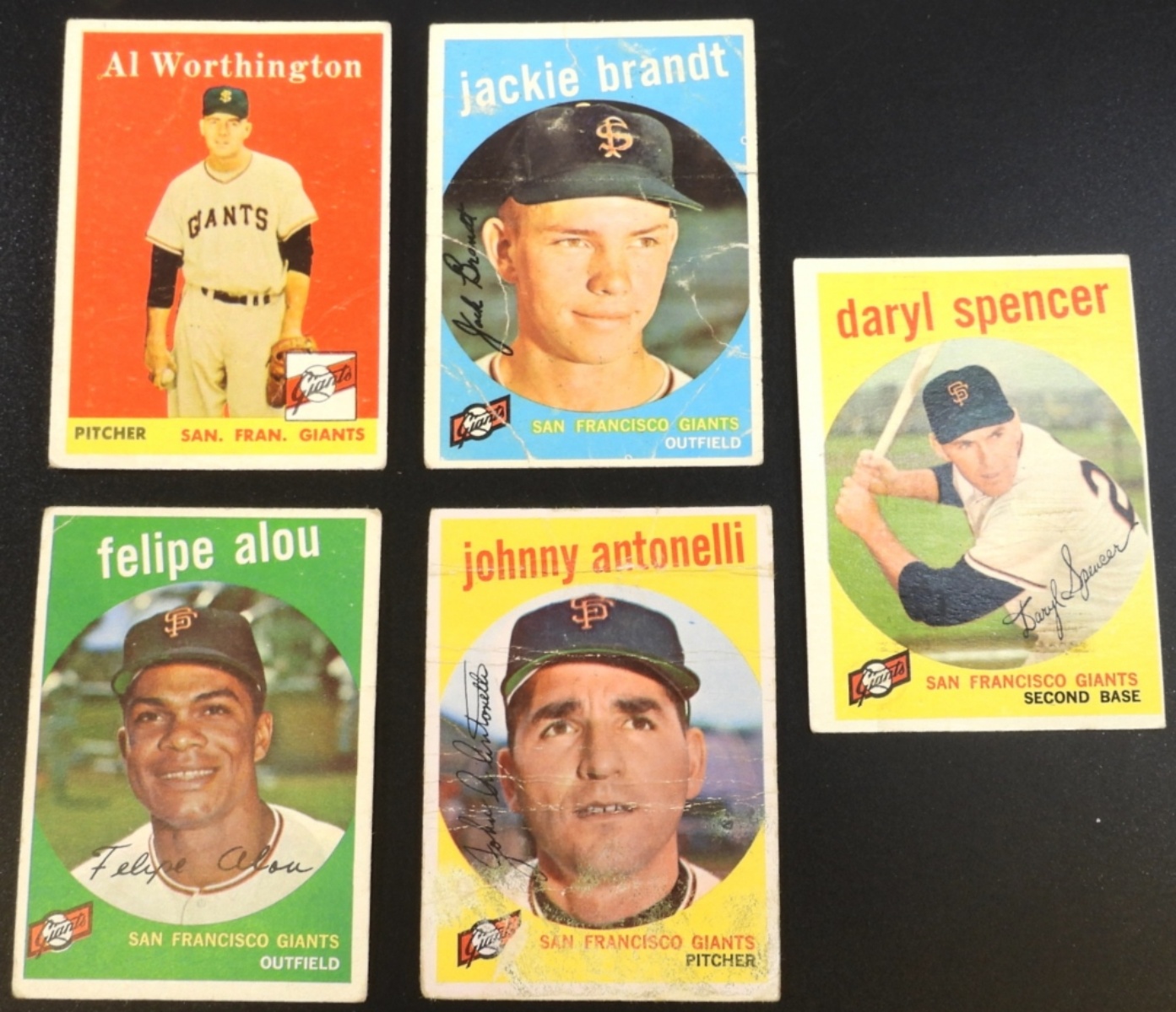 1950s San Francisco Giants Card Lot (5)
