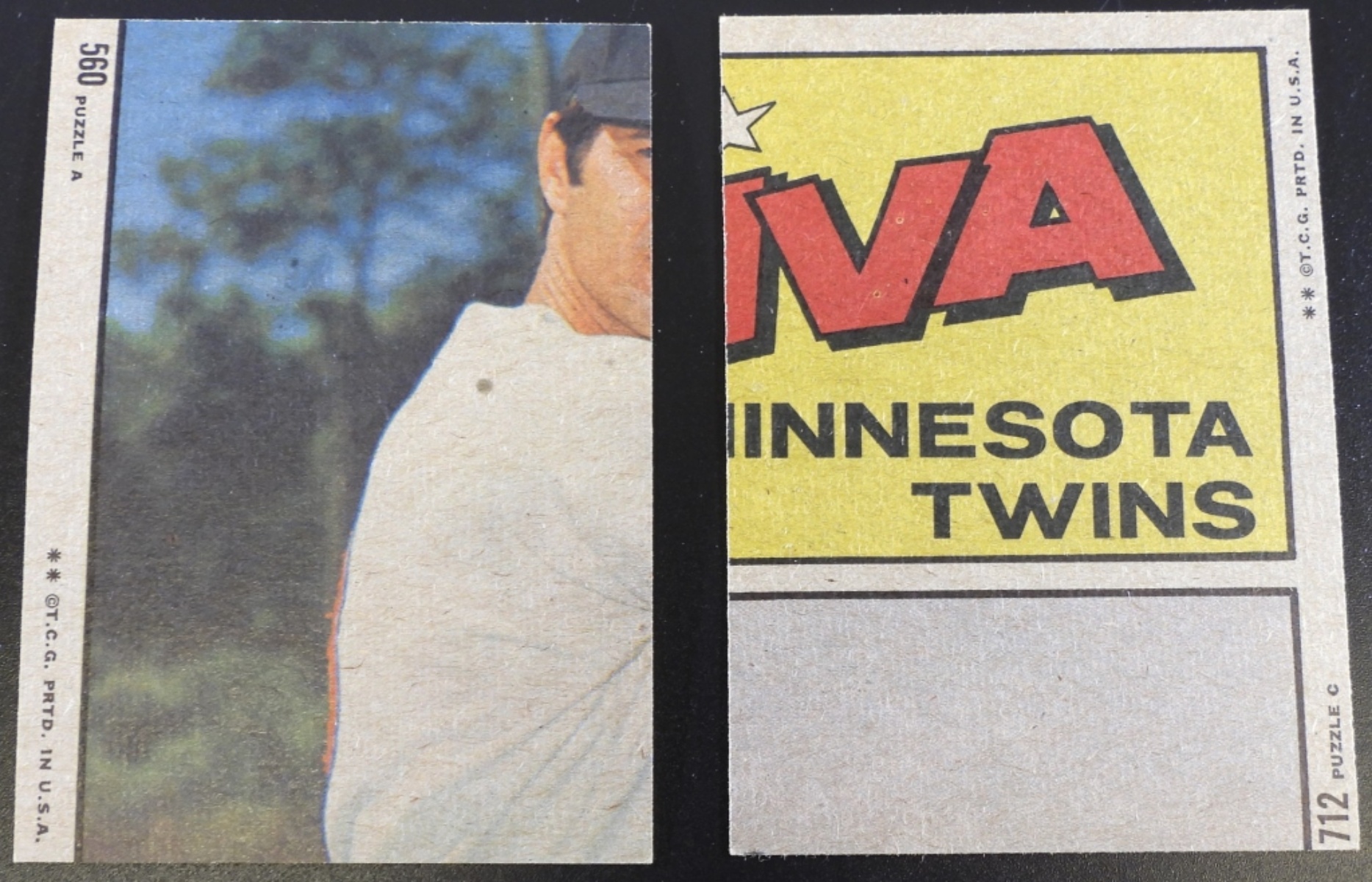 1972 Topps In Action Bobby Bonds & Pete Rose Cards