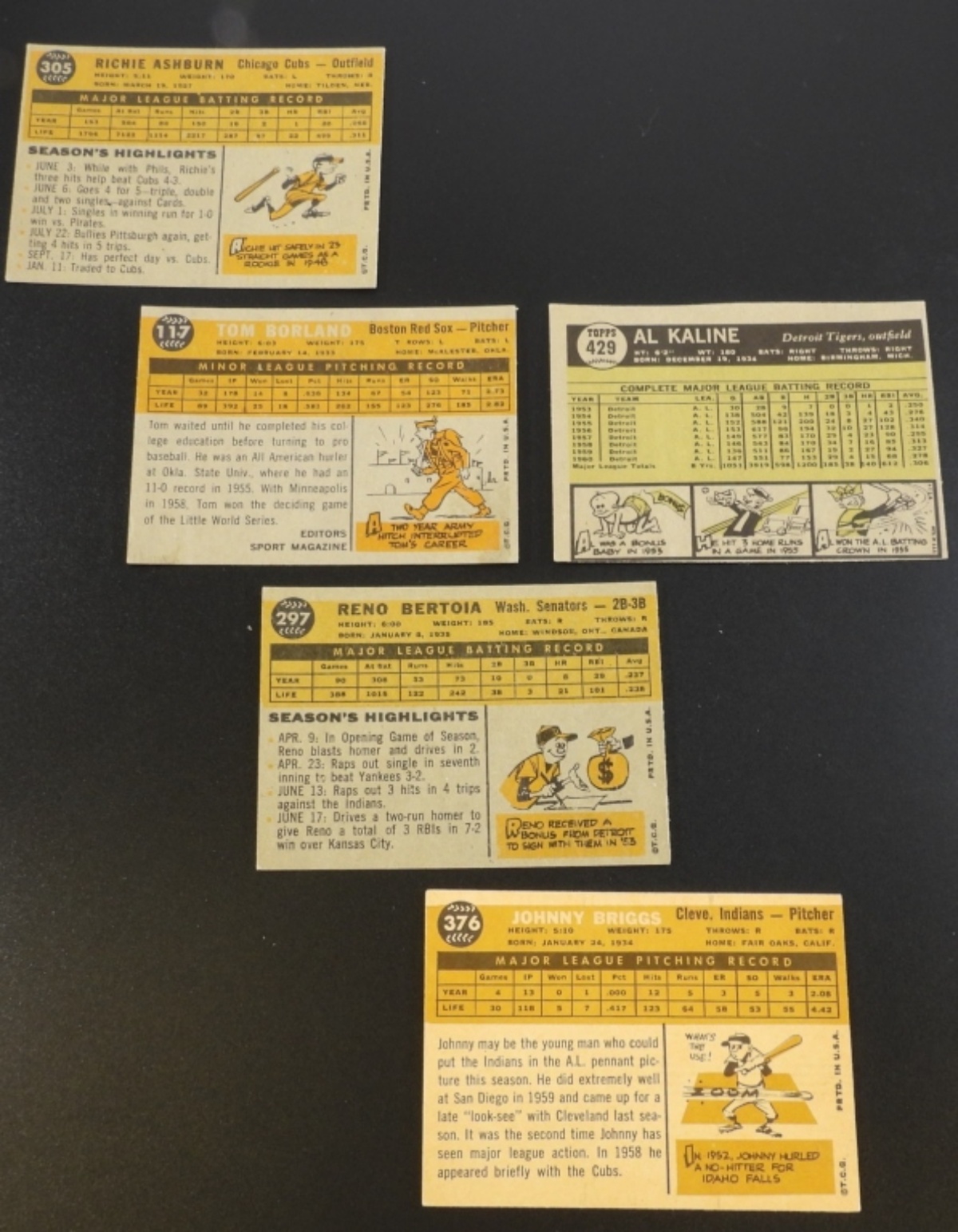 1960s Baseball Card Lot