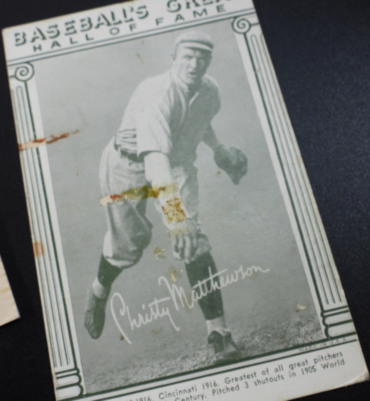 8 Baseball's Great Hall of Fame Cards