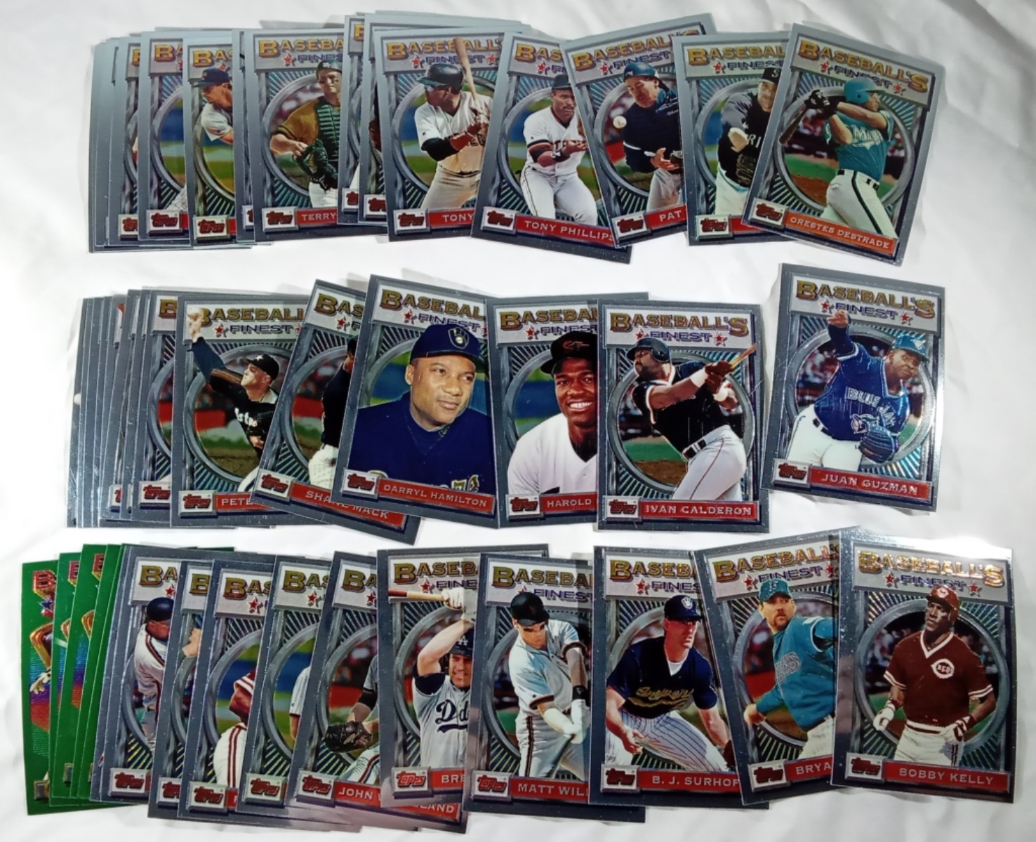1993 Topps Baseball's Finest 45-Card Lot