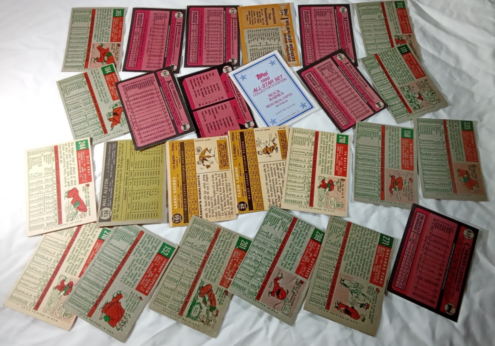 25 Topps Baseball Card Lot, Mixed Years
