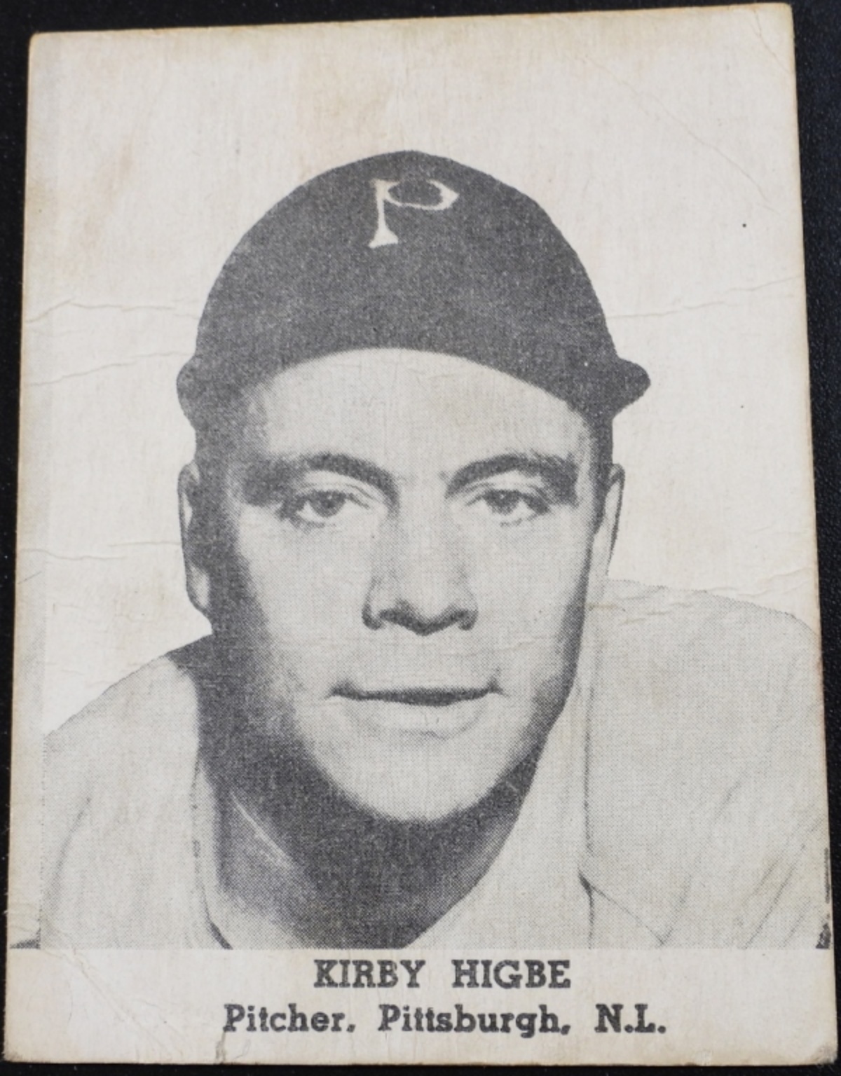 1947 Tip Top Bread Kirby Higbe Pittsburgh Pirates