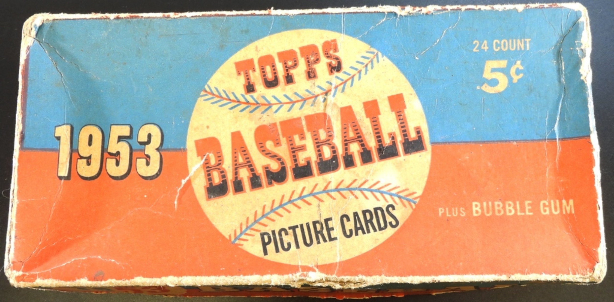 1953 Topps Baseball Card Box Empty