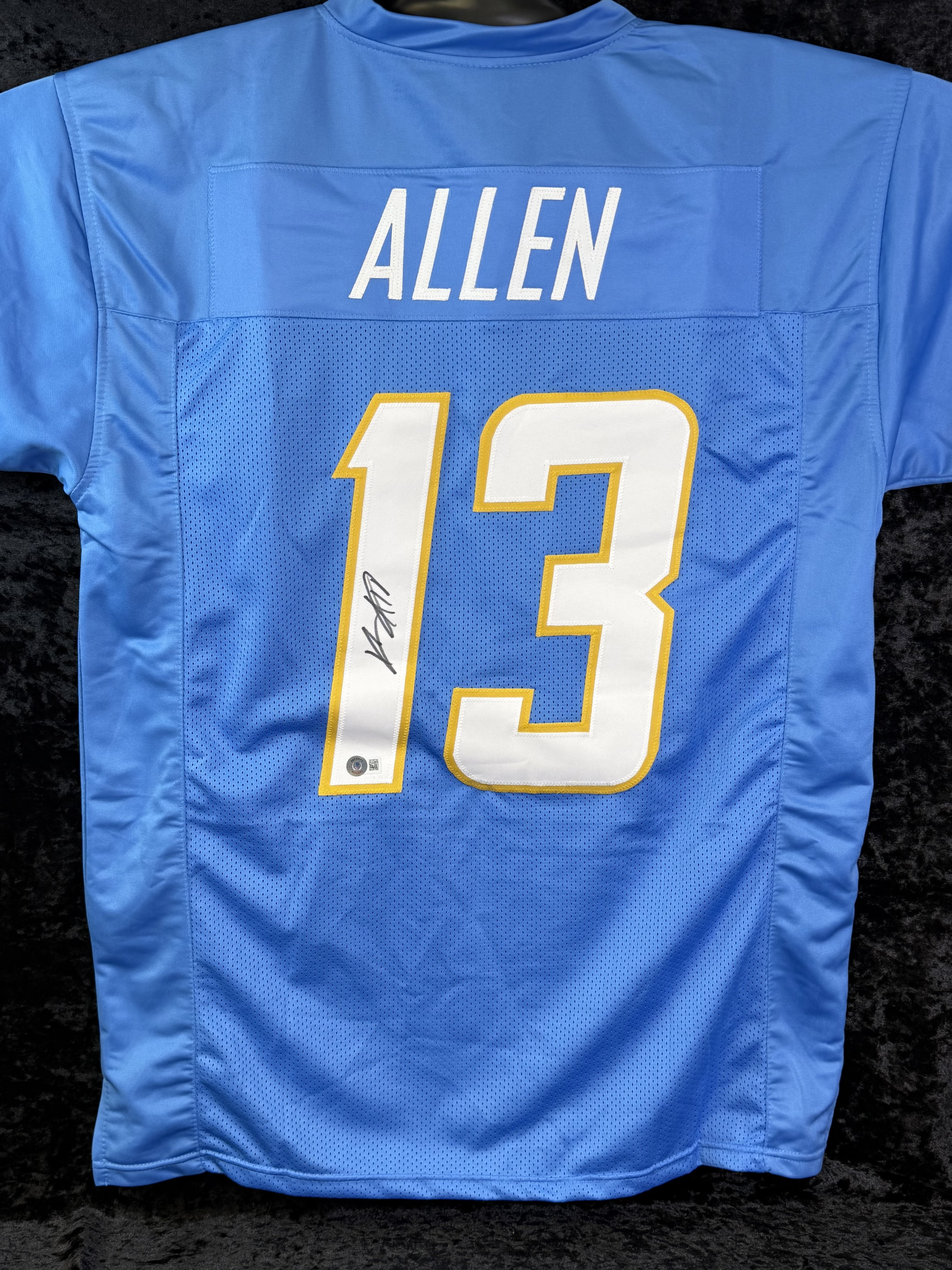 Beckett Keenan Allen Signed Chargers Jersey #13