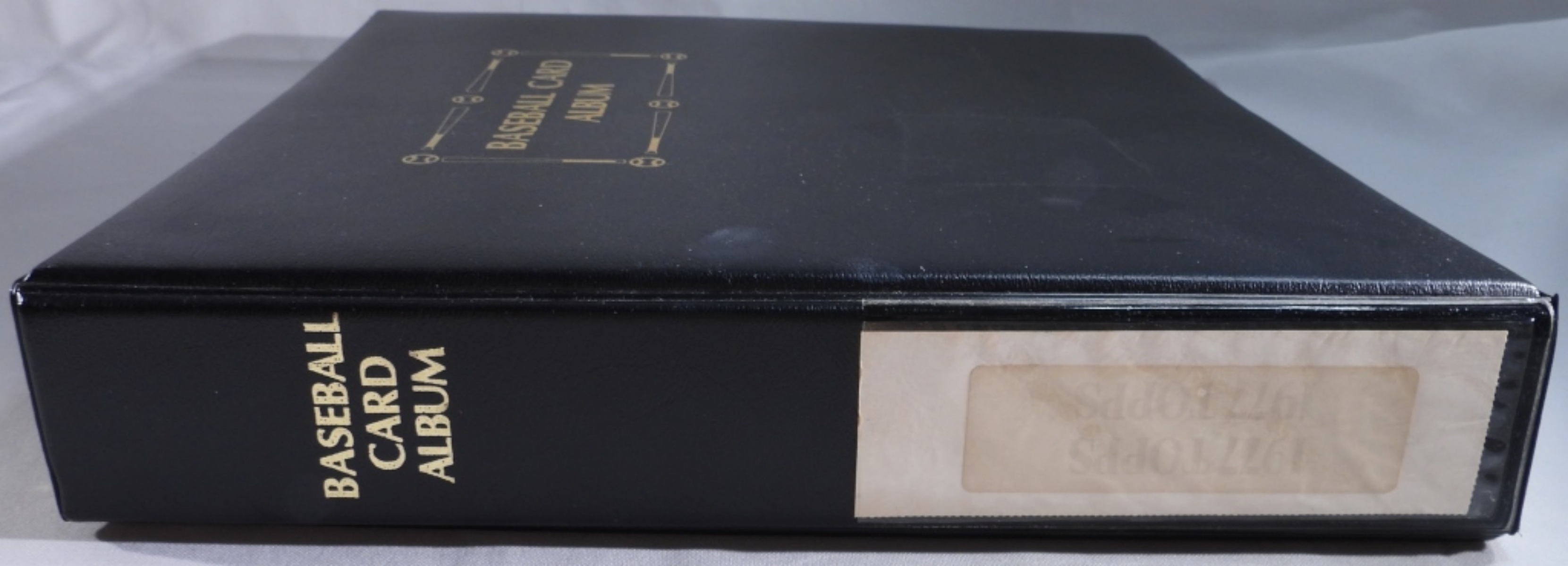 Vintage Baseball Card Album, Empty Binder