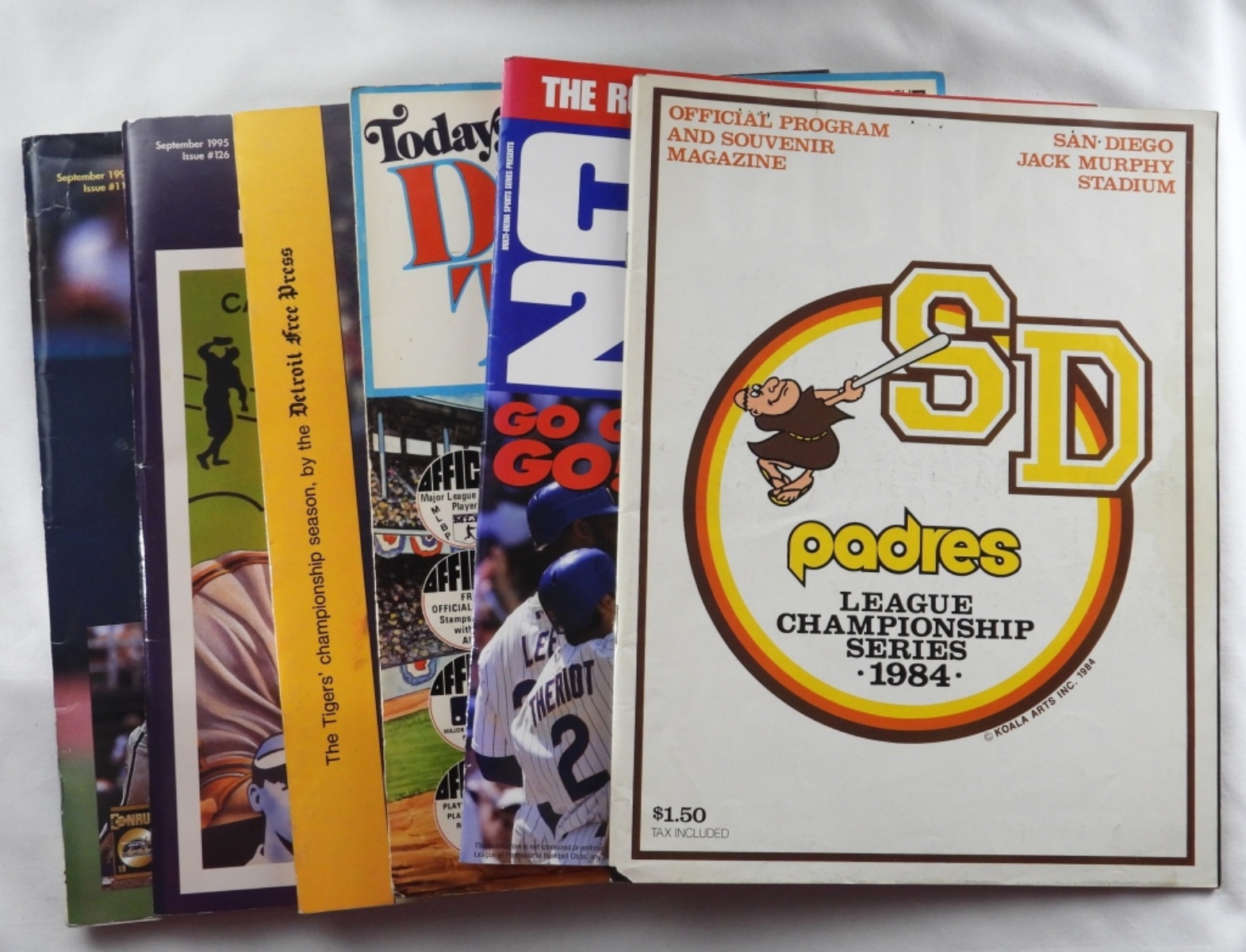 (6) Mixed Years Of Baseball Magazines