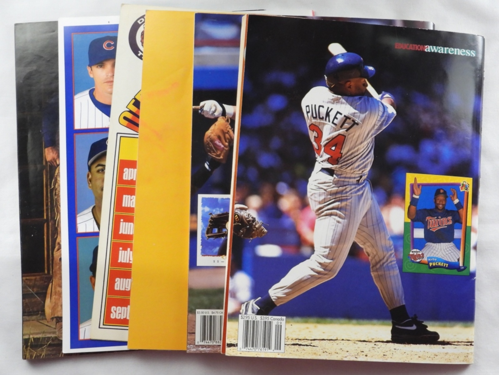 (6) Mixed Years Of Baseball Magazines
