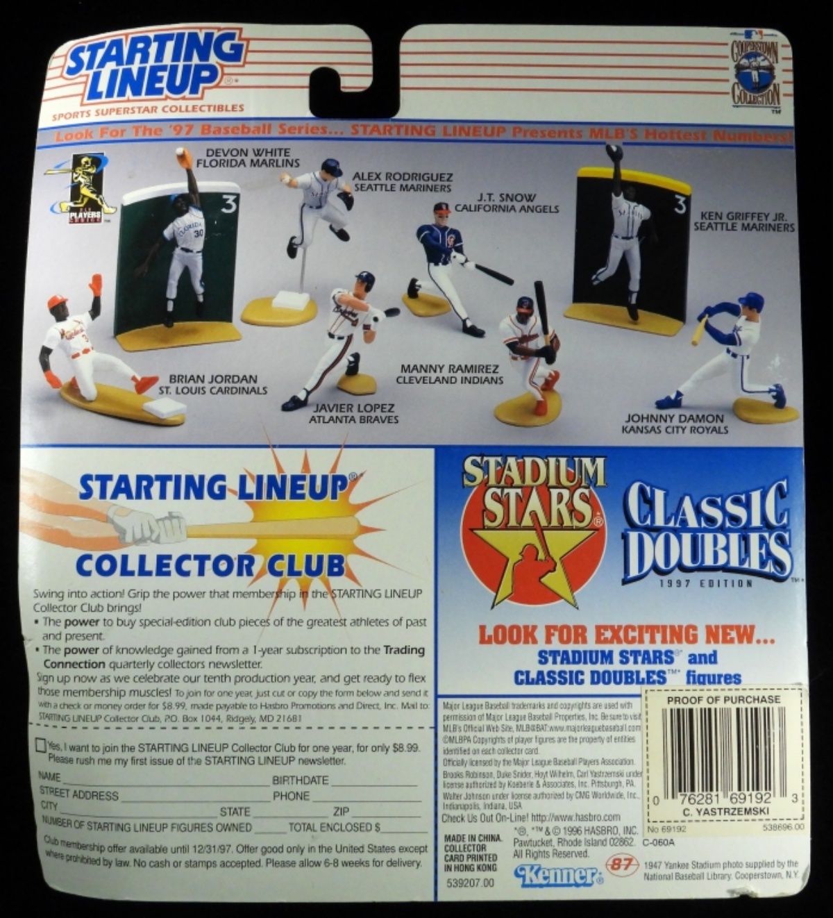 (2) Starting Lineup Superstar Collectibles G-VG