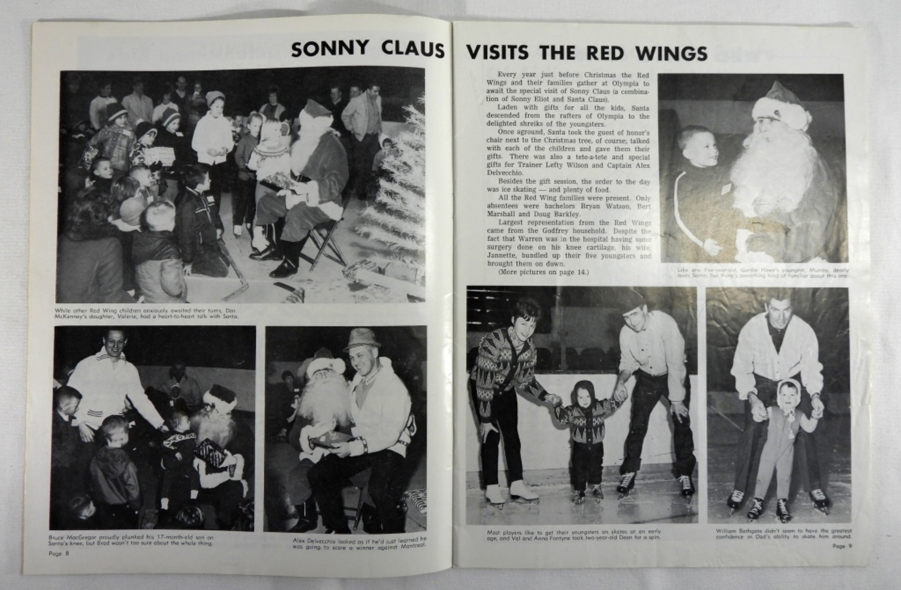 1966 Detroit Red Wings Magazine