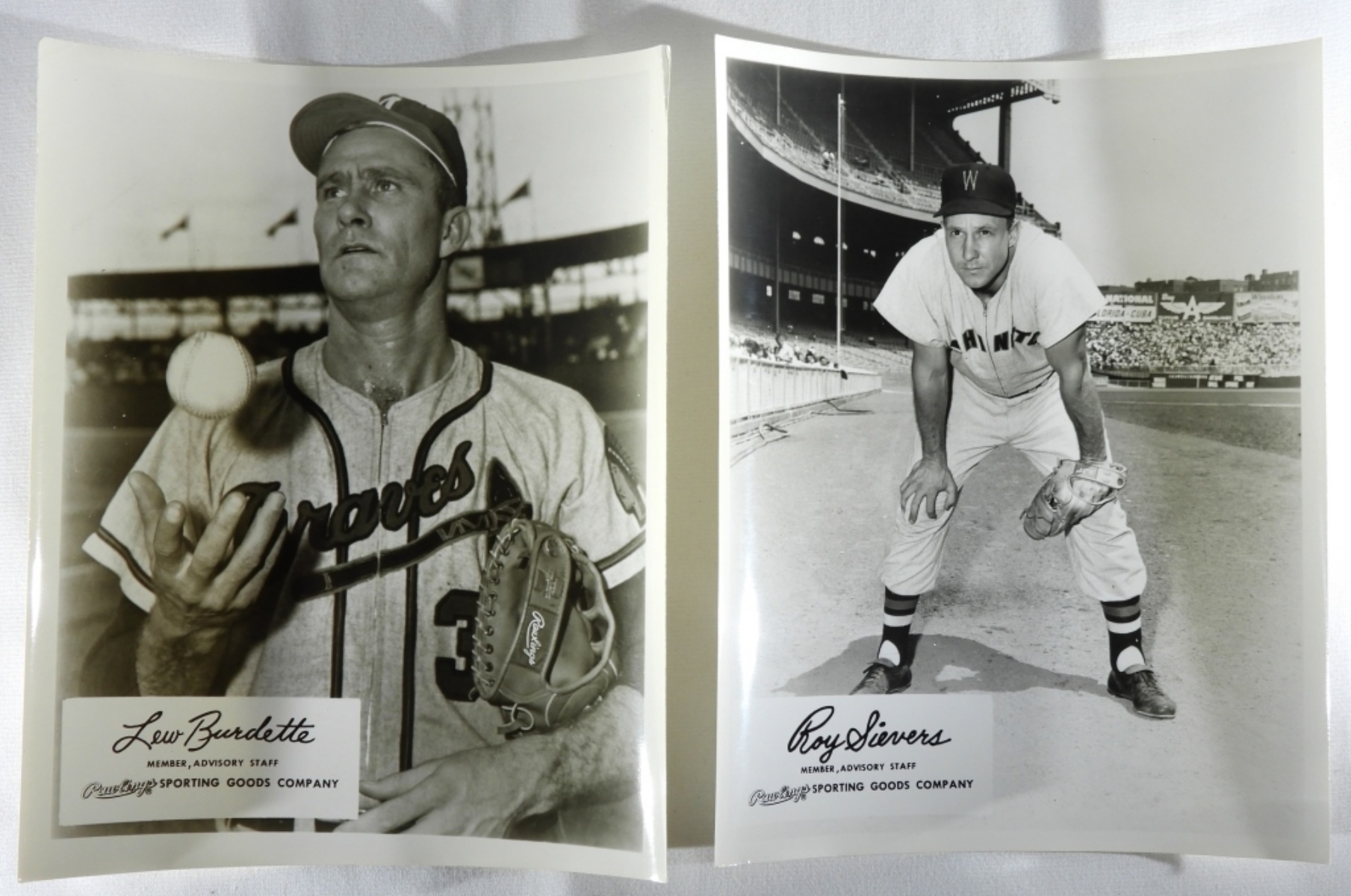Lew Burdette & Roy Sievers Staff Photo 1960
