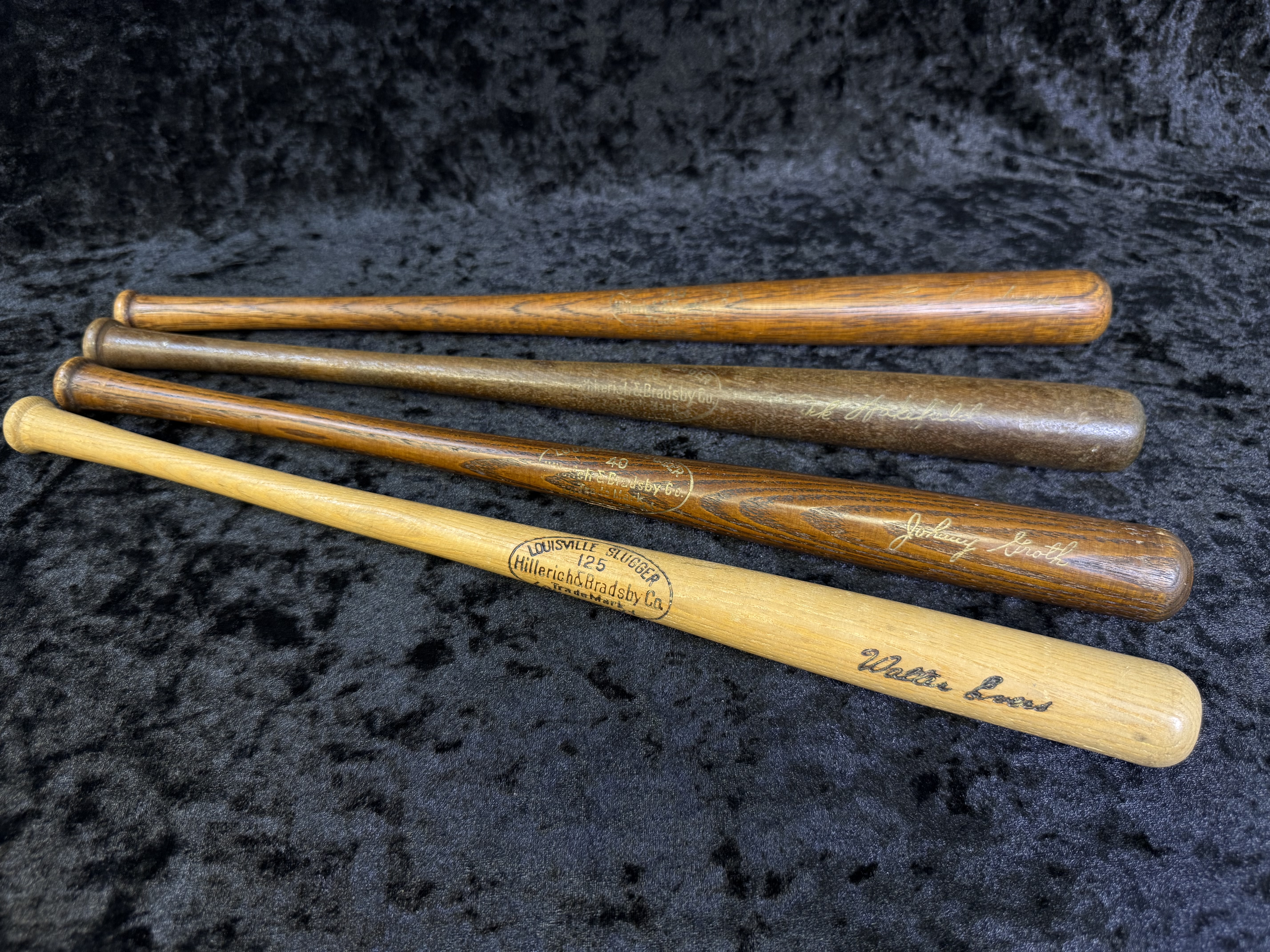 Mini Baseball Bat Collection