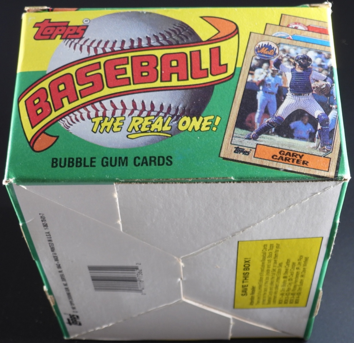 1987 Topps Baseball Bubble Gum Box, 36ct