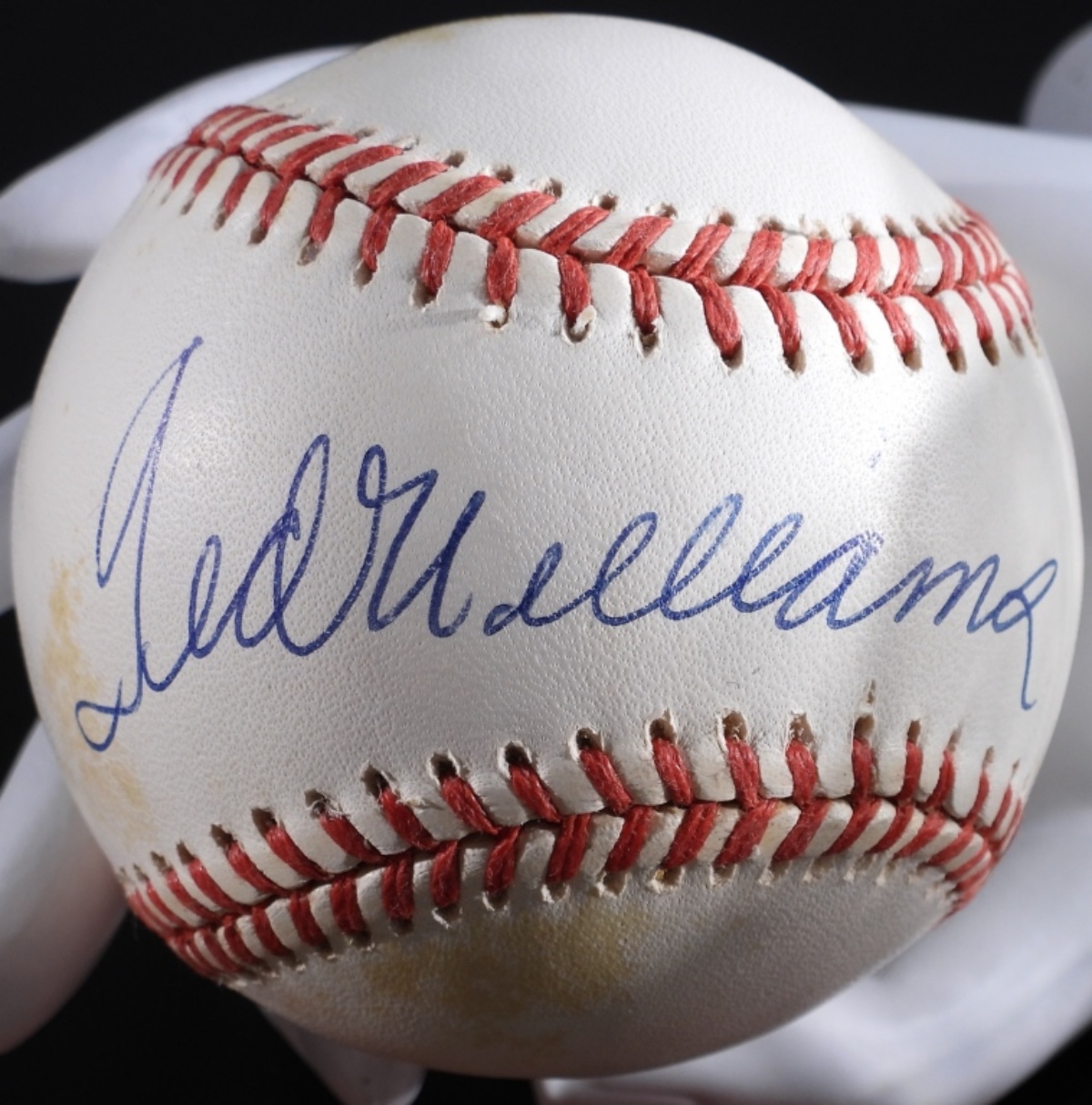 Ted Williams Signed Baseball Upper Deck COA