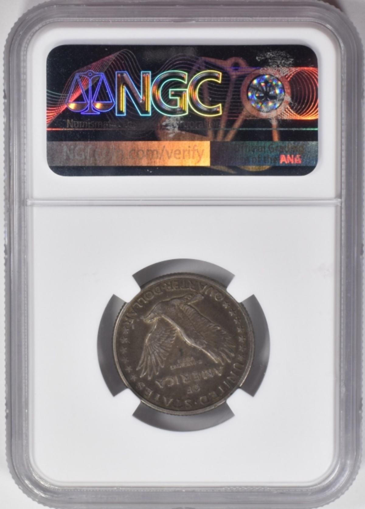 1917-S Type 1 Standing Quarter AU50 NGC