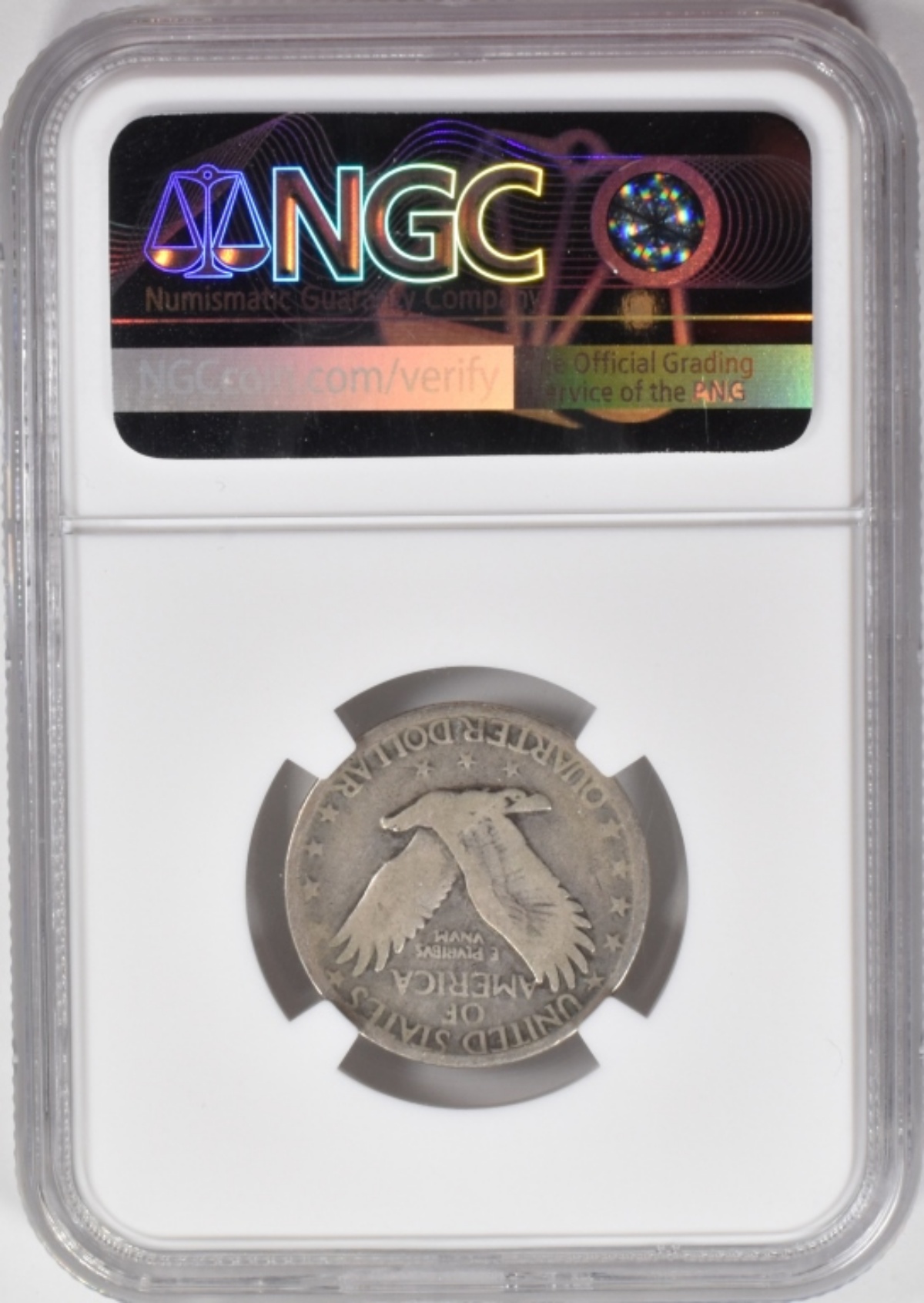 1921 Standing Quarter VG8 NGC