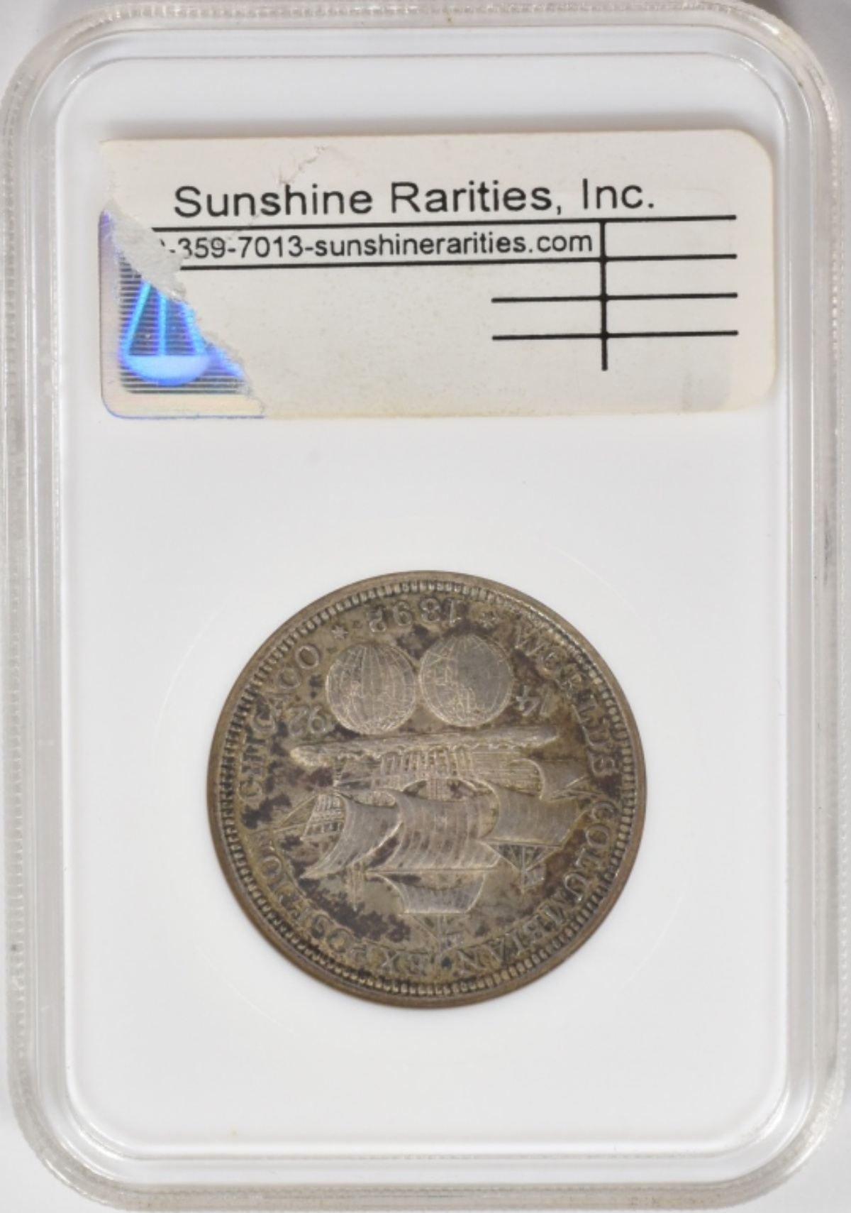 1892 Columbian Expo Half Dollar MS61 NGC