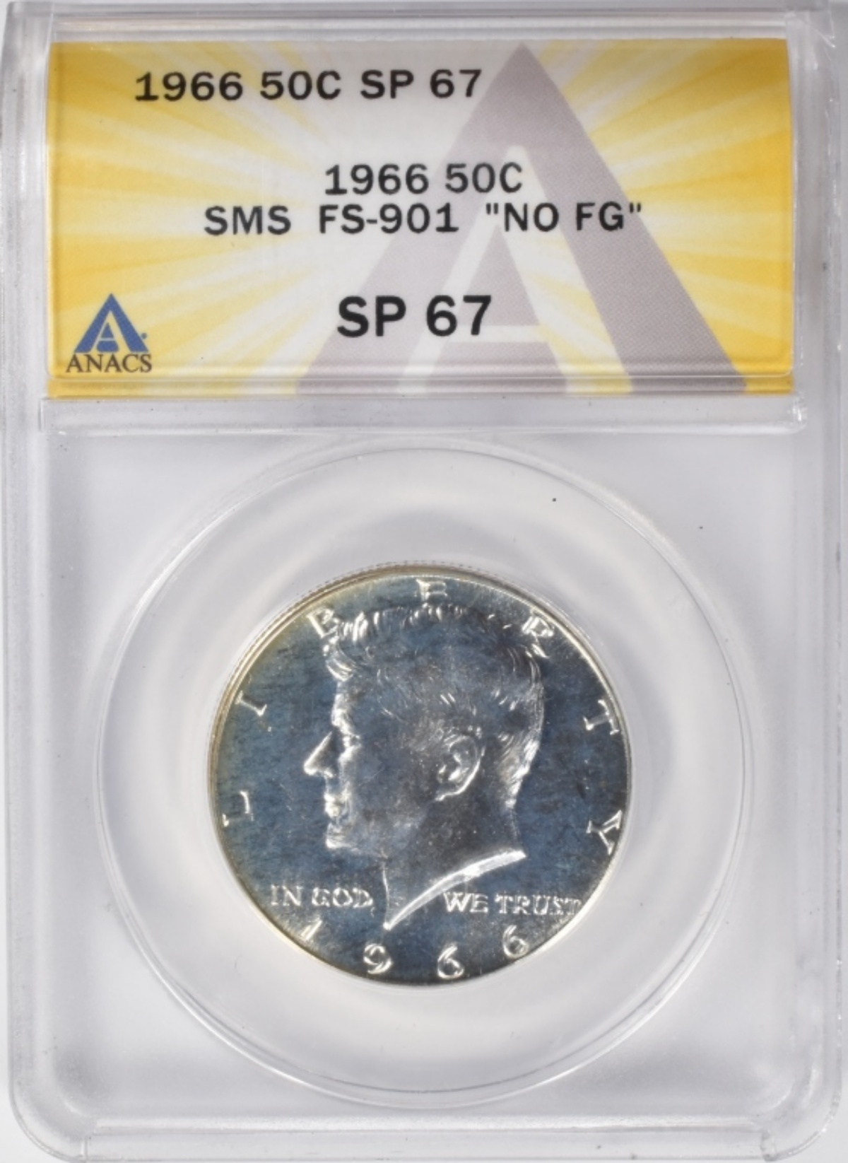 1966 Kennedy Half Dollar SP67 ANACs