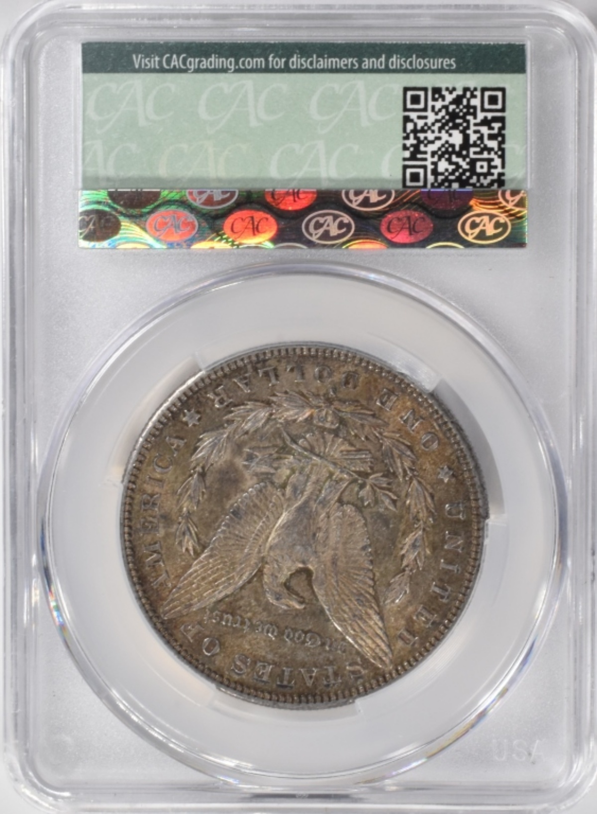 1886-S Morgan Dollar AU58 CAC