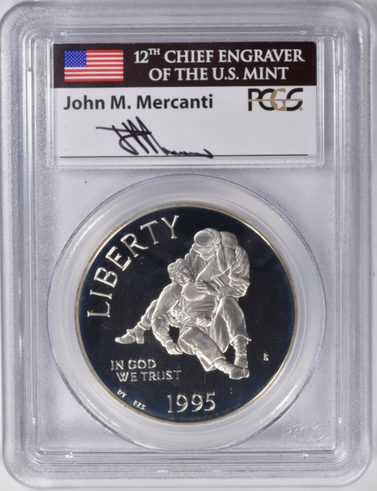 1995-S Civil War Silver Dollar PR69DCAM PCGS
