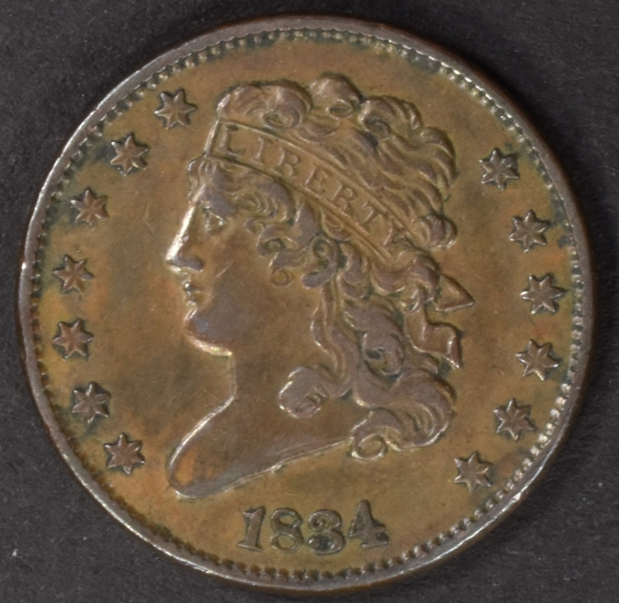 1834 Classic Head Half Cent