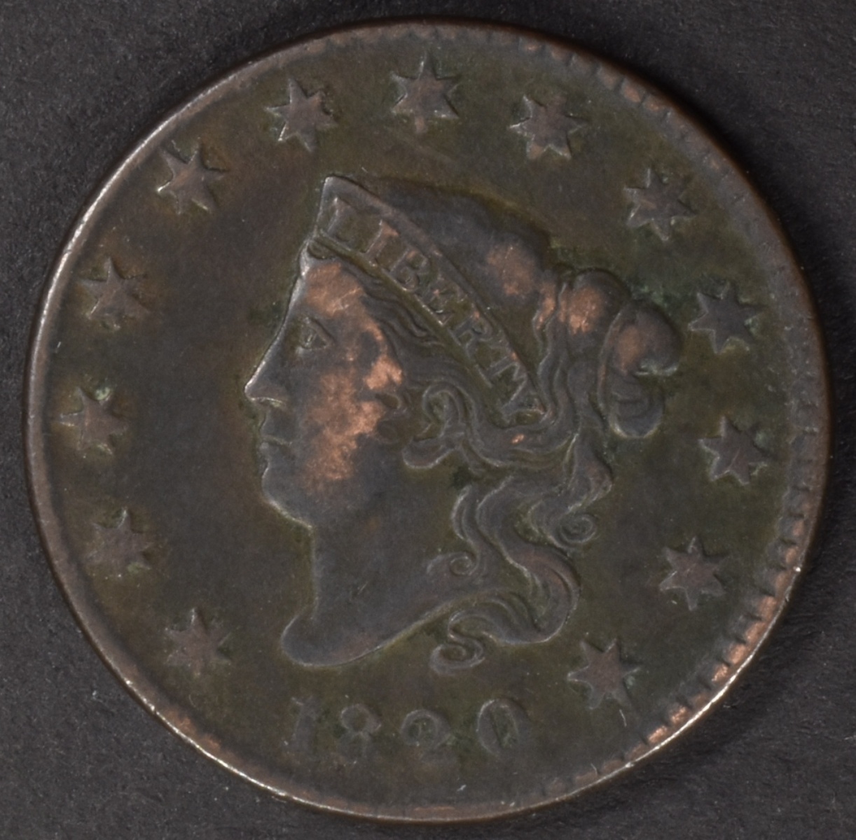 1820 Matron Head Small Date Large Cent