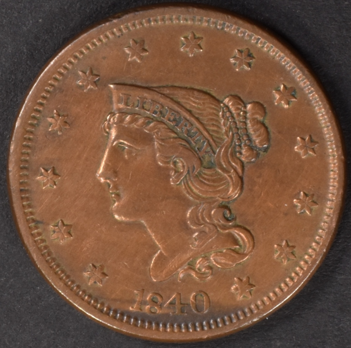 1840 Matron Head Large Cent