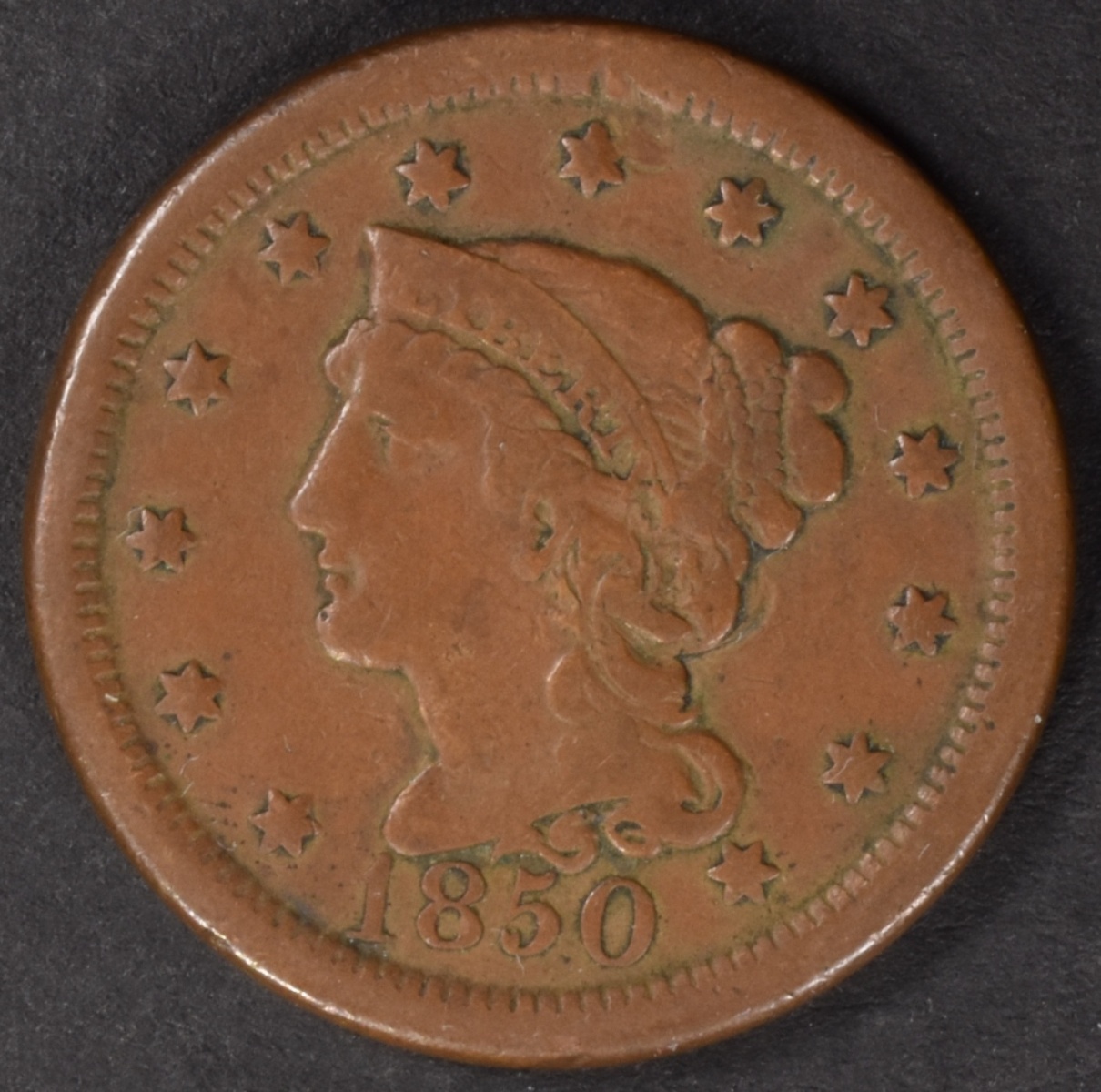 1850 Matron Head Large Cent