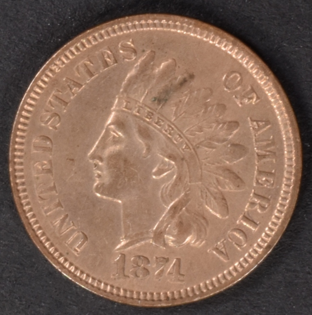 1874 Indian Cent