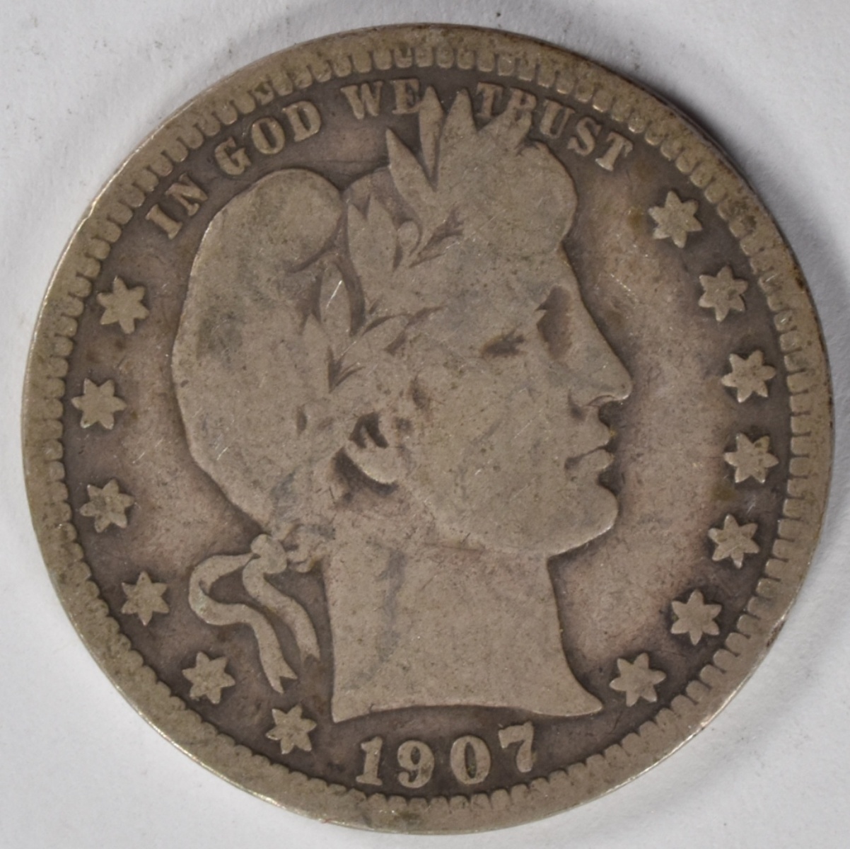 1907-S Barber Quarter