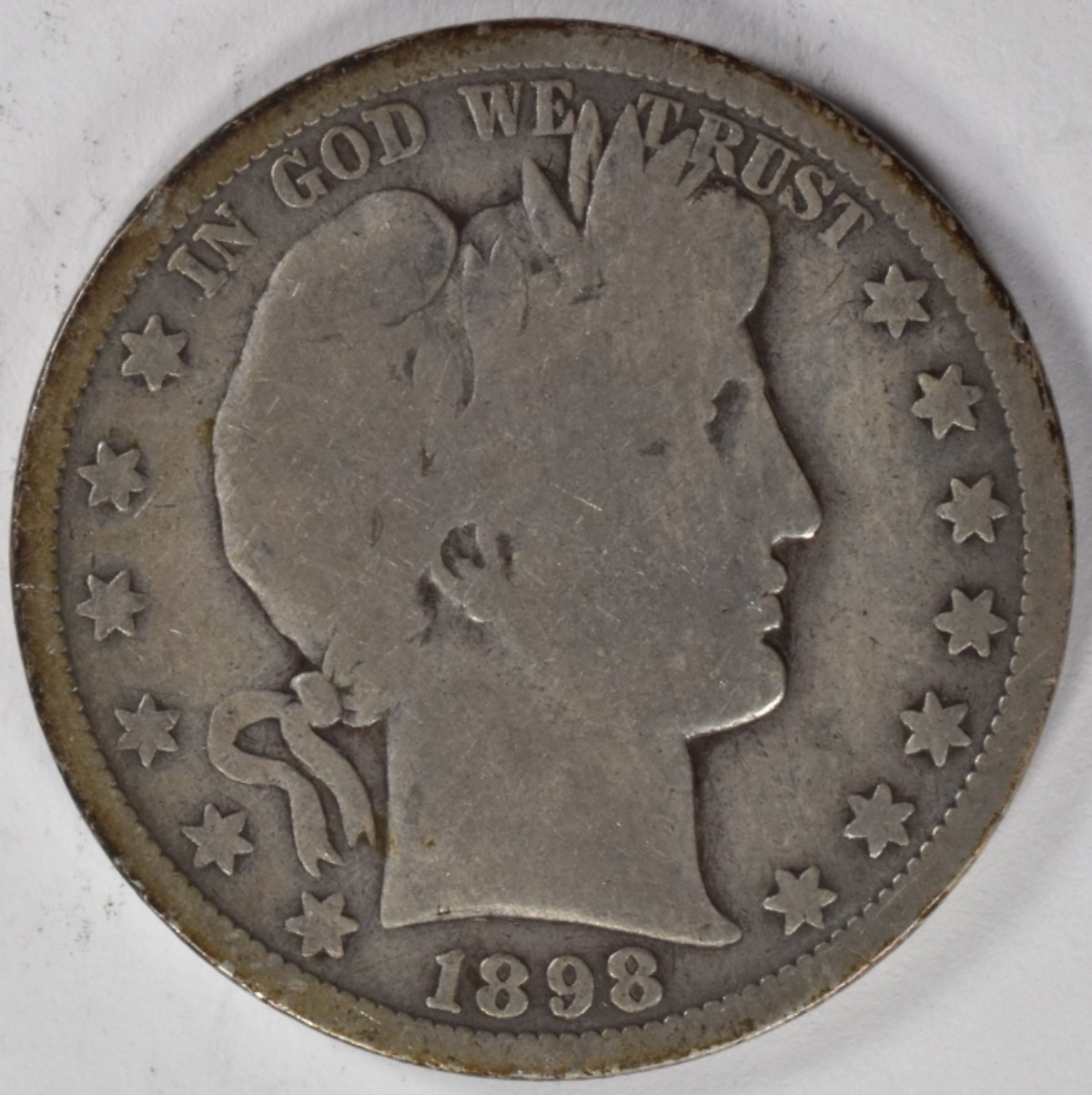 1898-S Barber Half Dollar