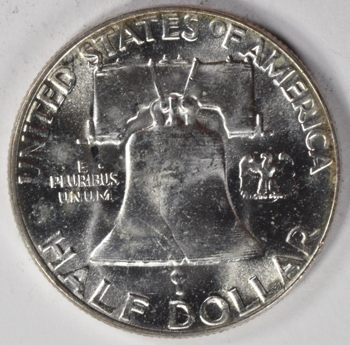 1955 Toned Franklin Half Dollar