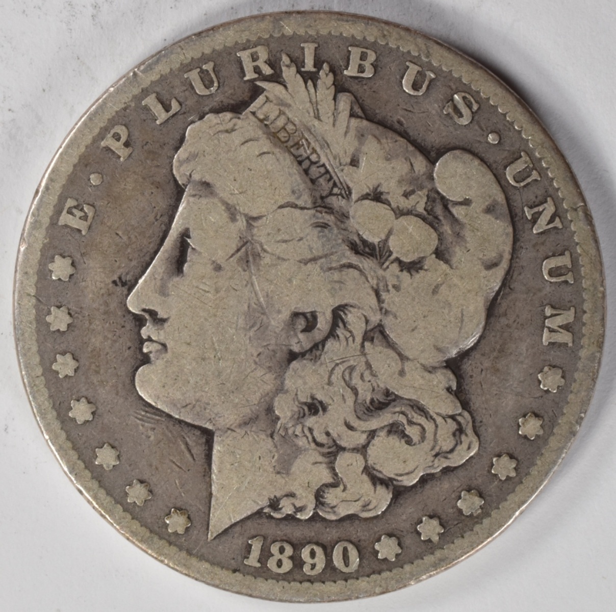 1890-CC Morgan Dollar