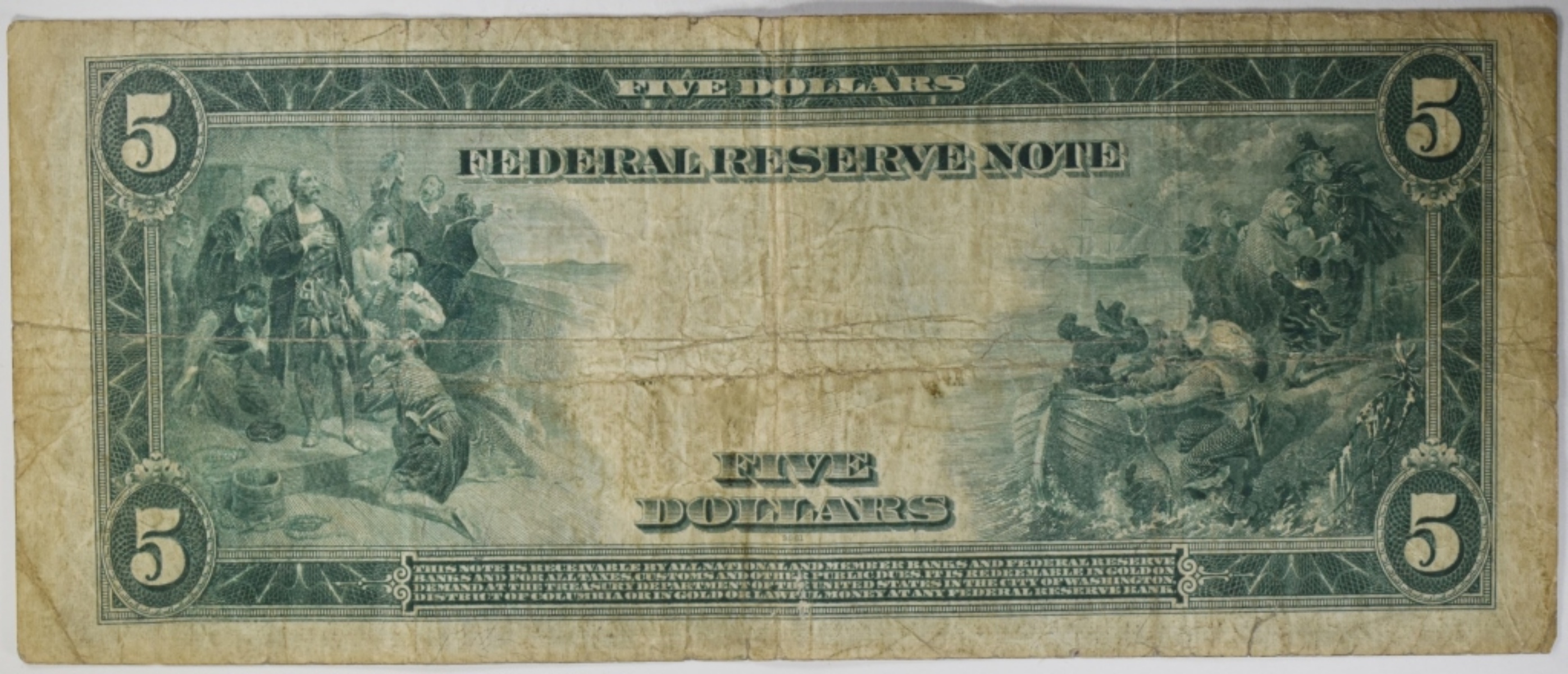 1914 $5 Federal Reserve Note