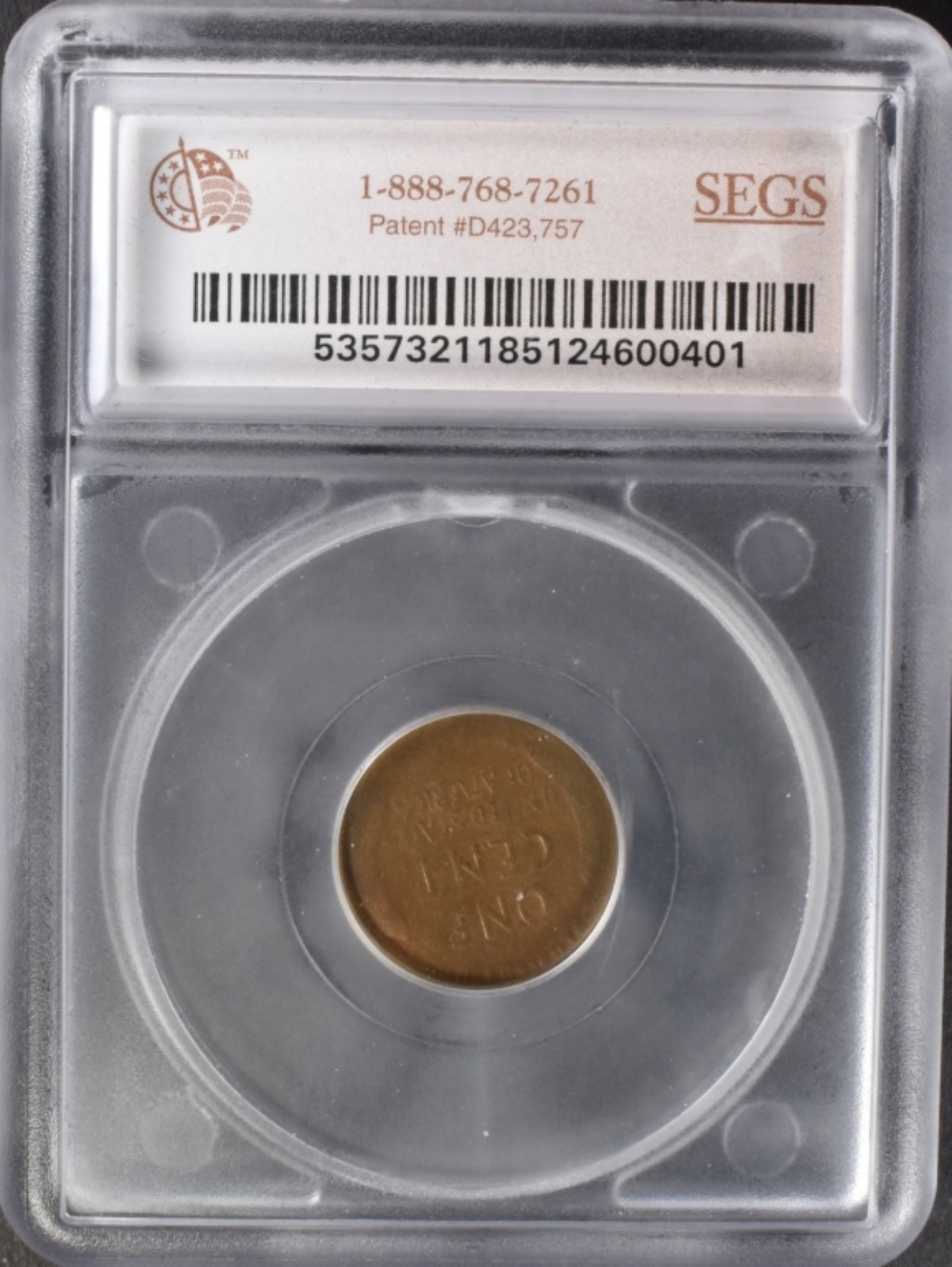 1922 No "D" Lincoln Cent F12 SEGS Die-3 Weak