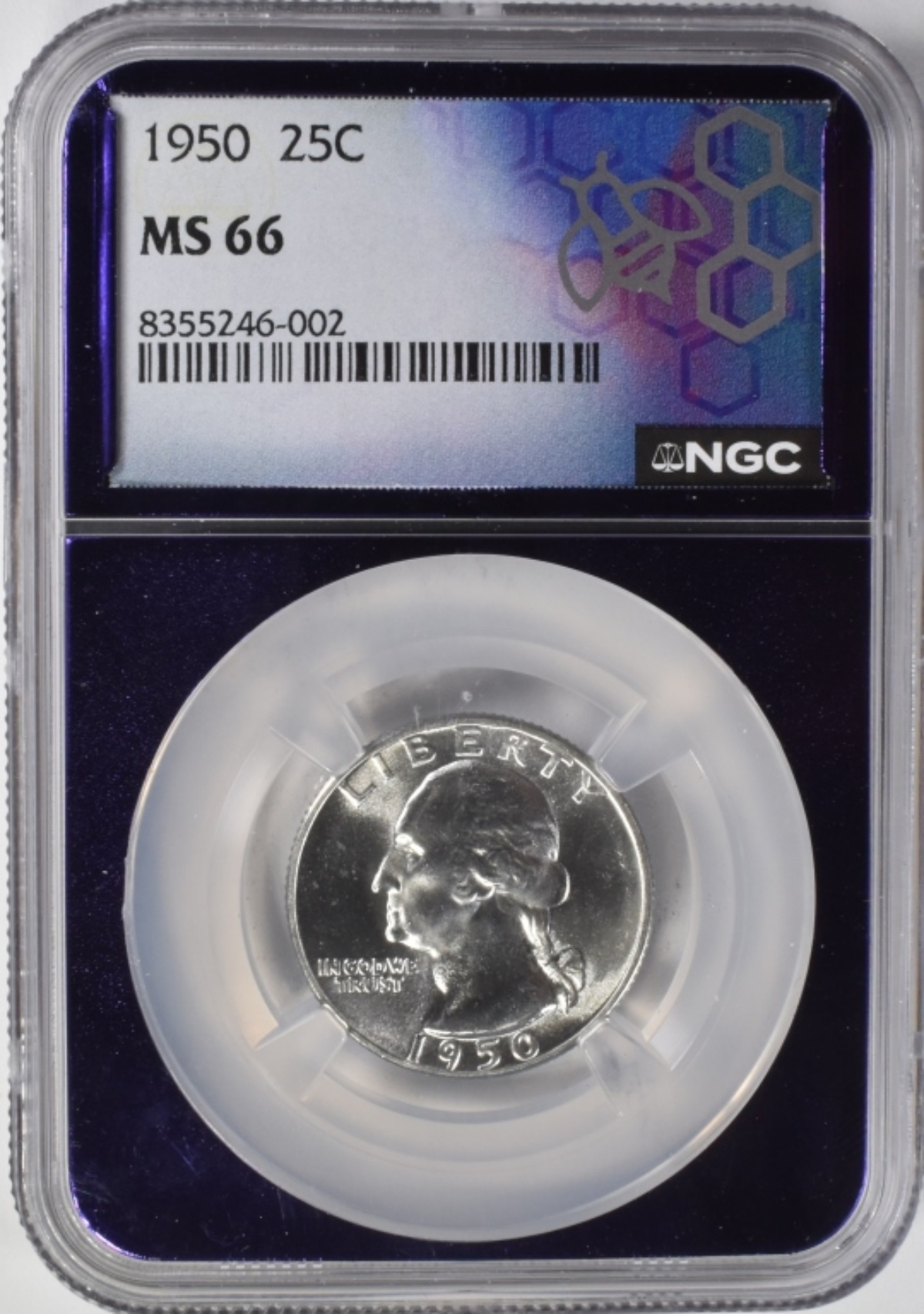 1950 Washington Quarter MS66 NGC