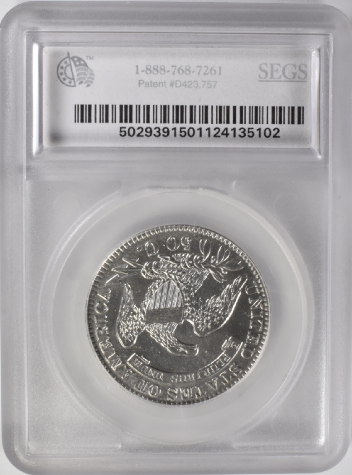 1832 Bust Half Dollar AU55 Details Cleaned SEGS