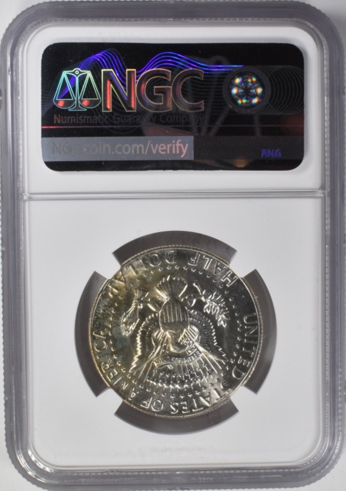 1969-D Silver Kennedy Half Dollar BU NGC