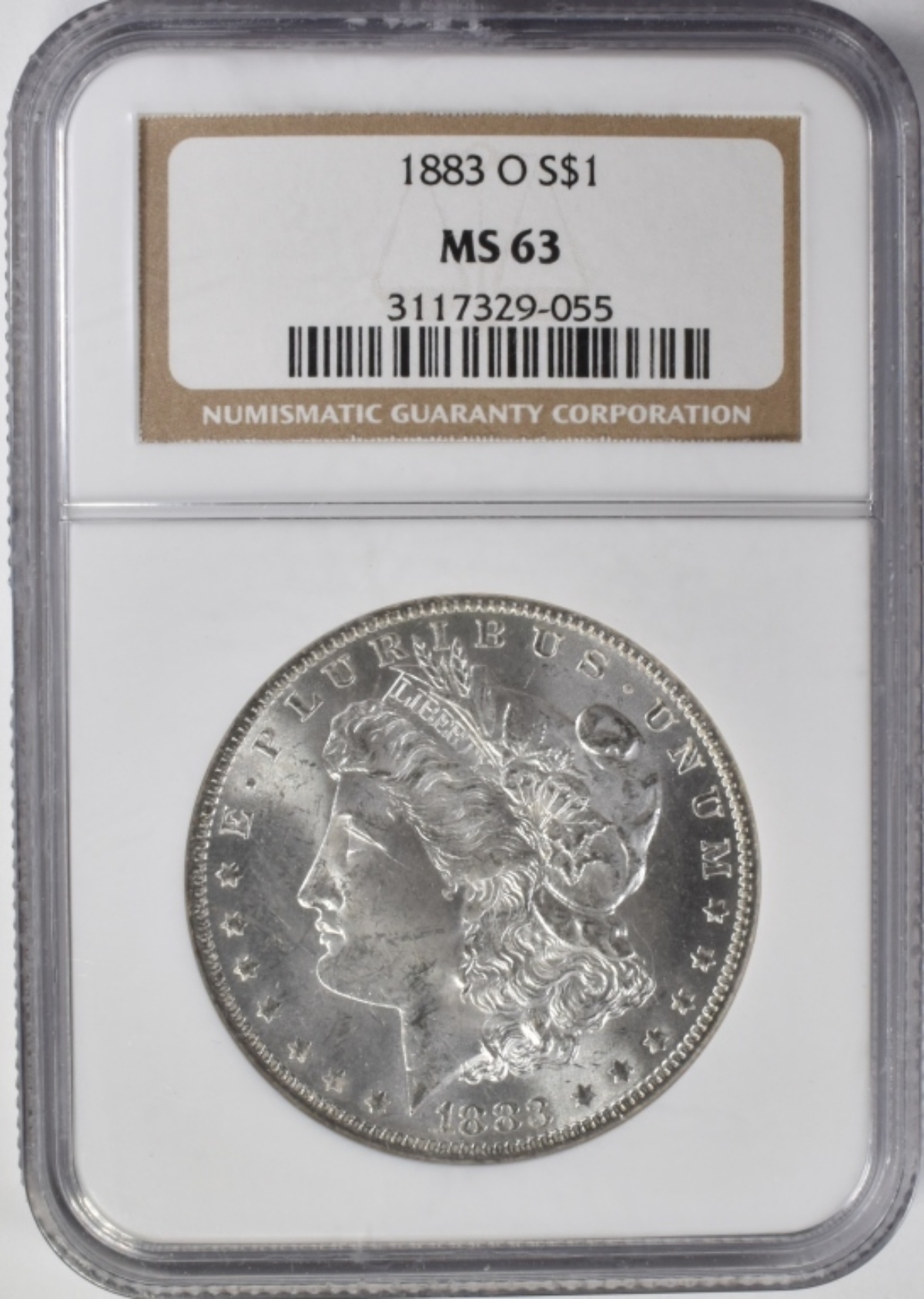 1883-O Morgan Dollar MS63 NGC