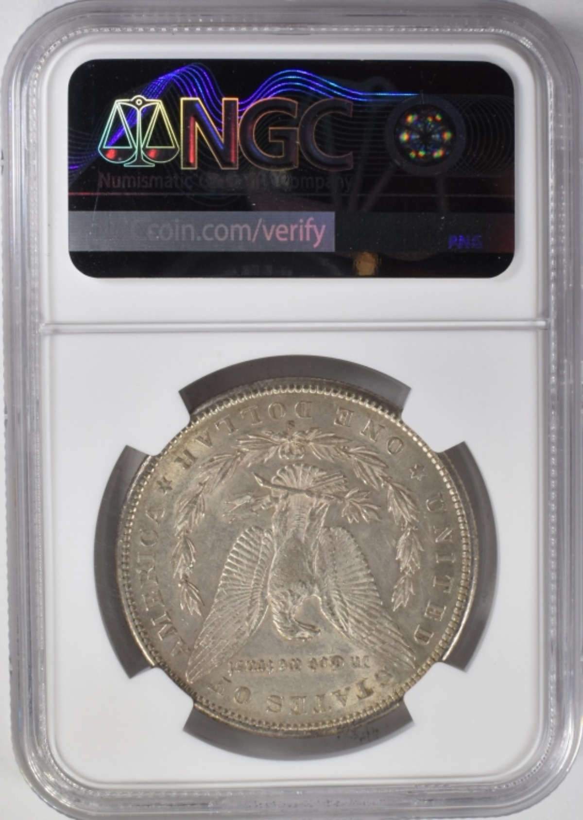 1886-S Morgan Dollar AU55 NGC