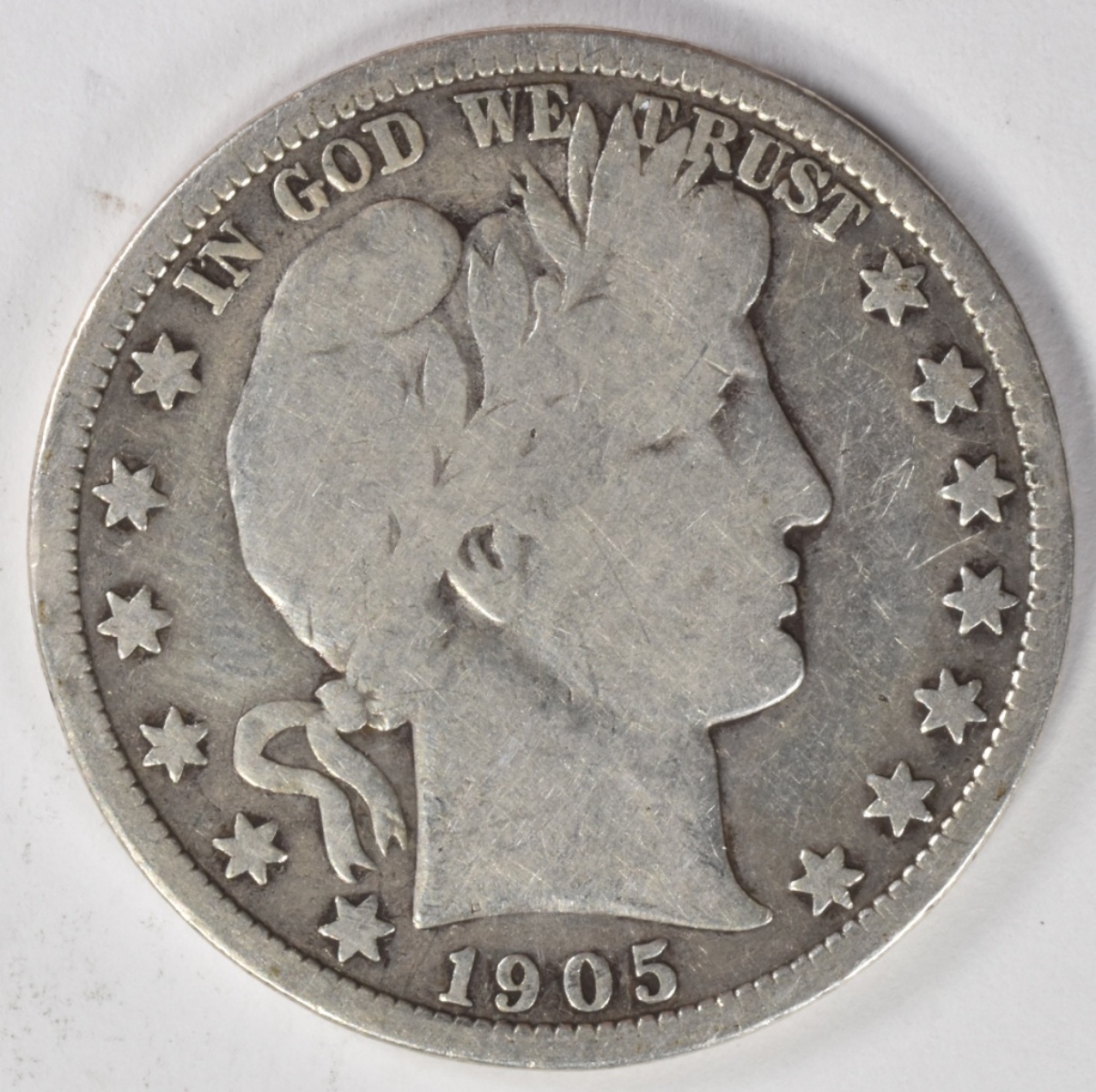 1905-O Barber Half Dollar