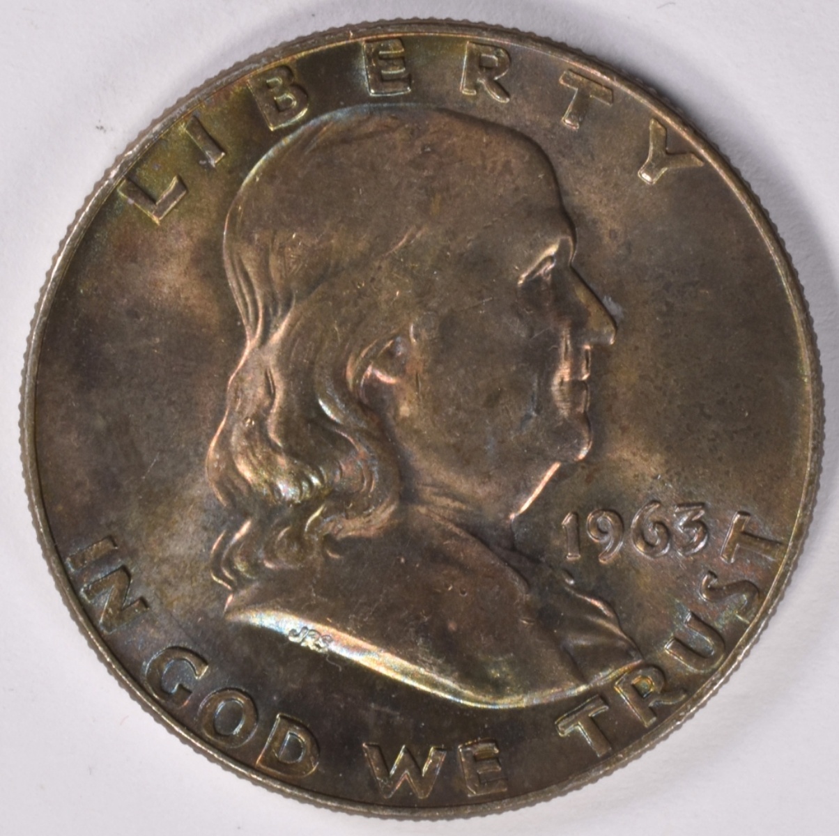 1963-D Franklin Half Dollar Nice Toned