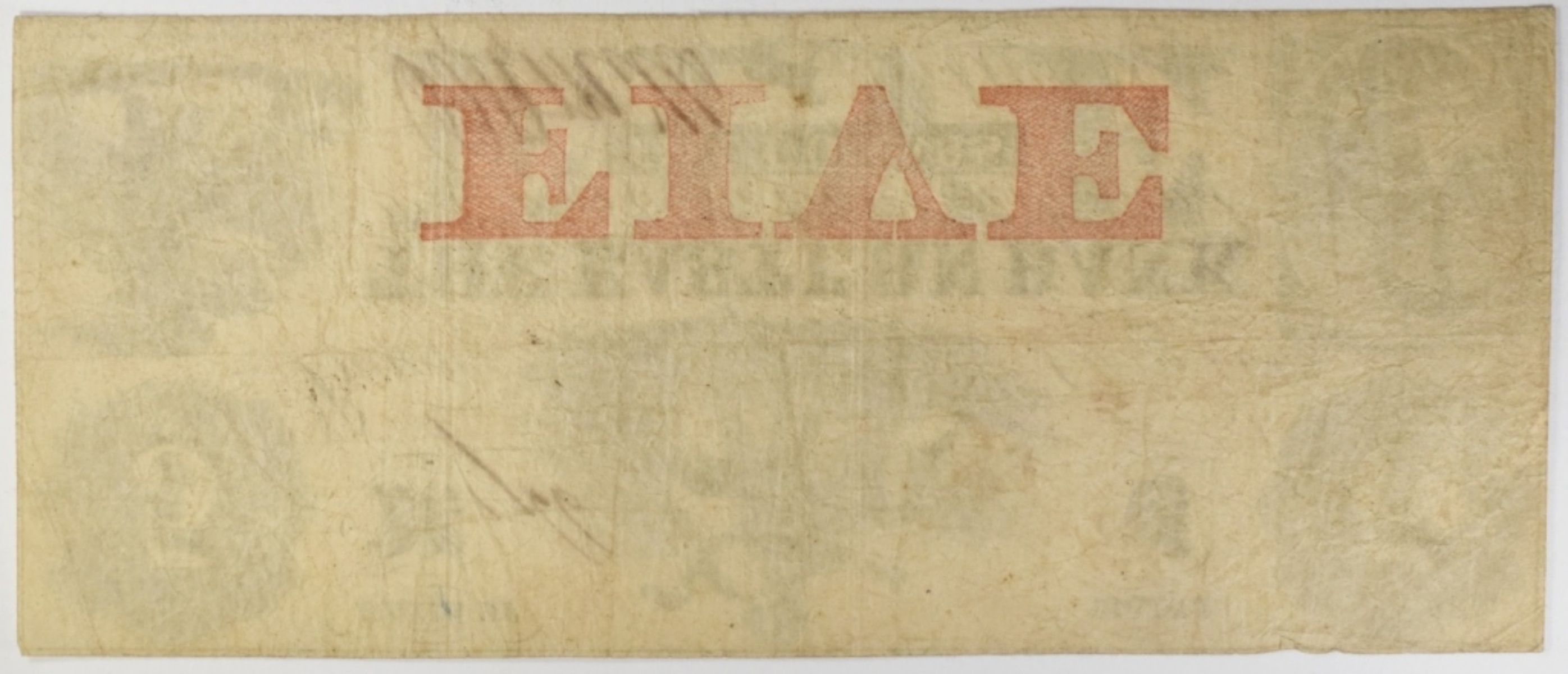 1863 $5 Bank Note The Eastern Bank
