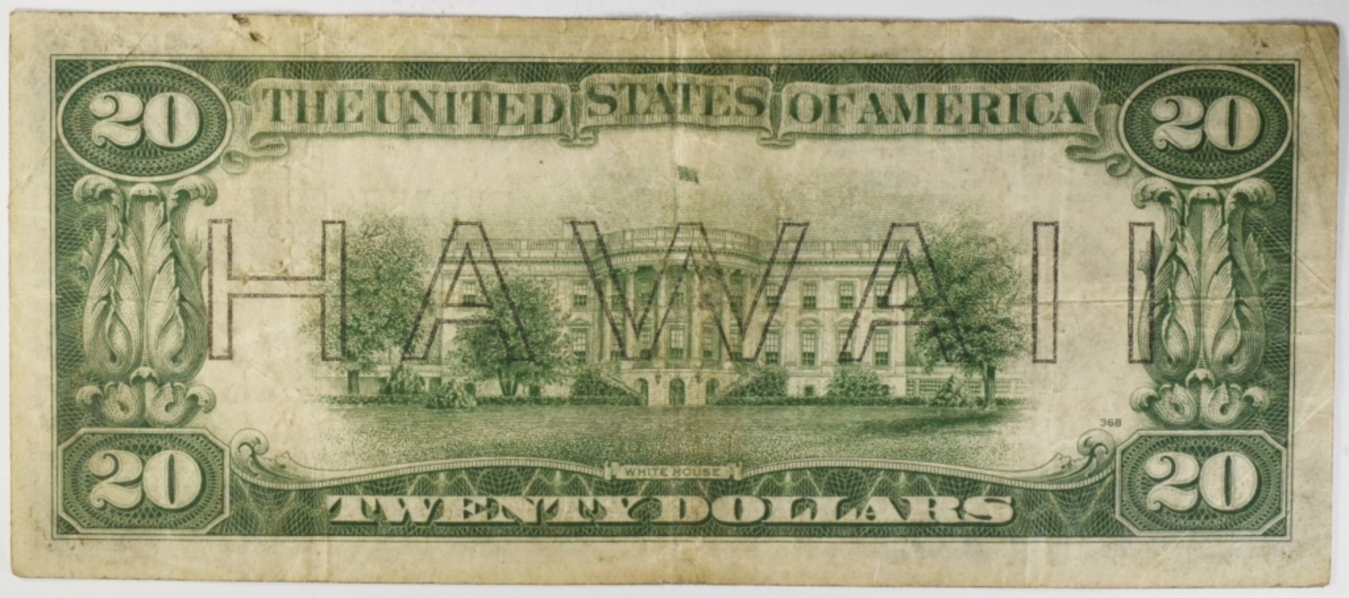 1934A $20 Hawaii Federal Reserve Note