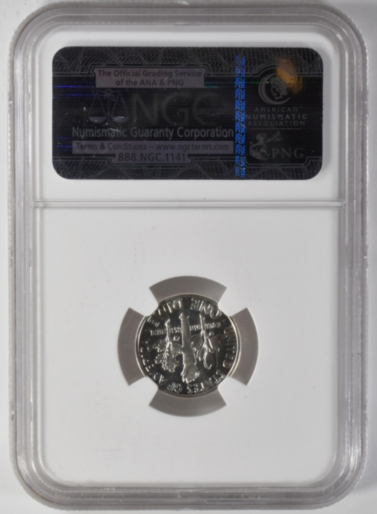 1964 Pointed 9 Roosevelt Dime PF67 NGC