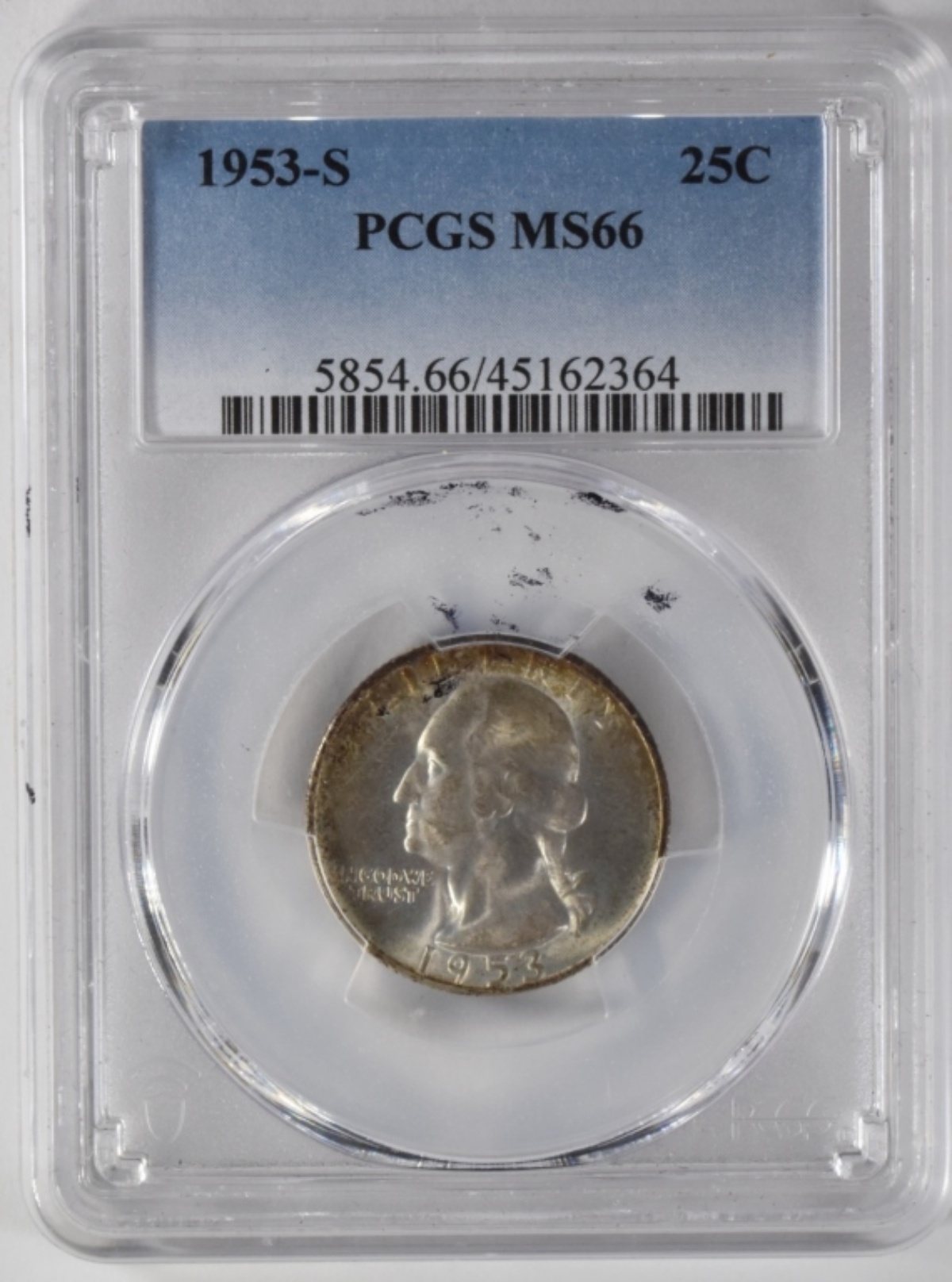 1953-S Washington Quarter MS66 PCGS
