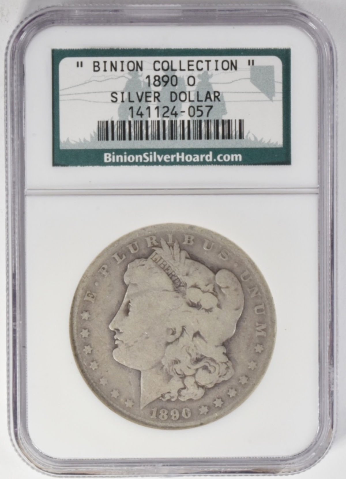 1890-O Morgan Dollar Binion Collection