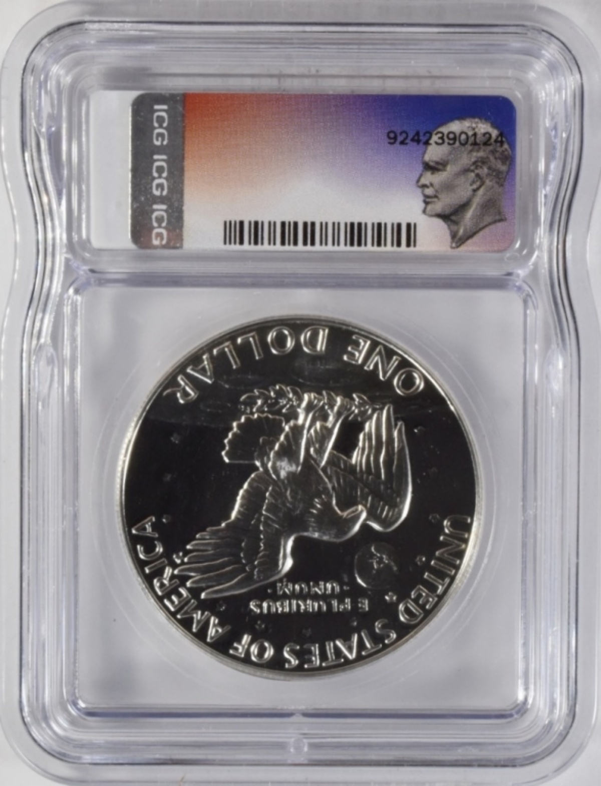 1974-S Silver Ike Dollar PR69+DCAM ICG