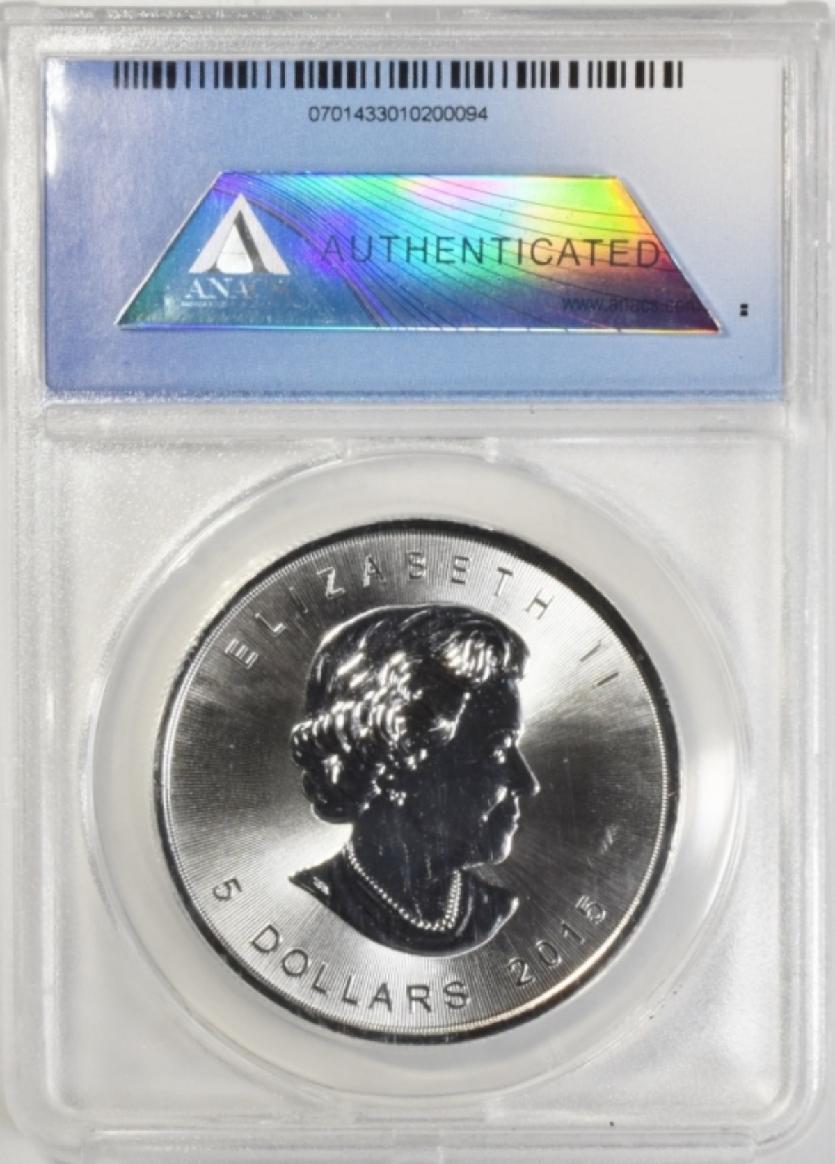 2015 Canada 1oz Silver Maple MS69 ANACS