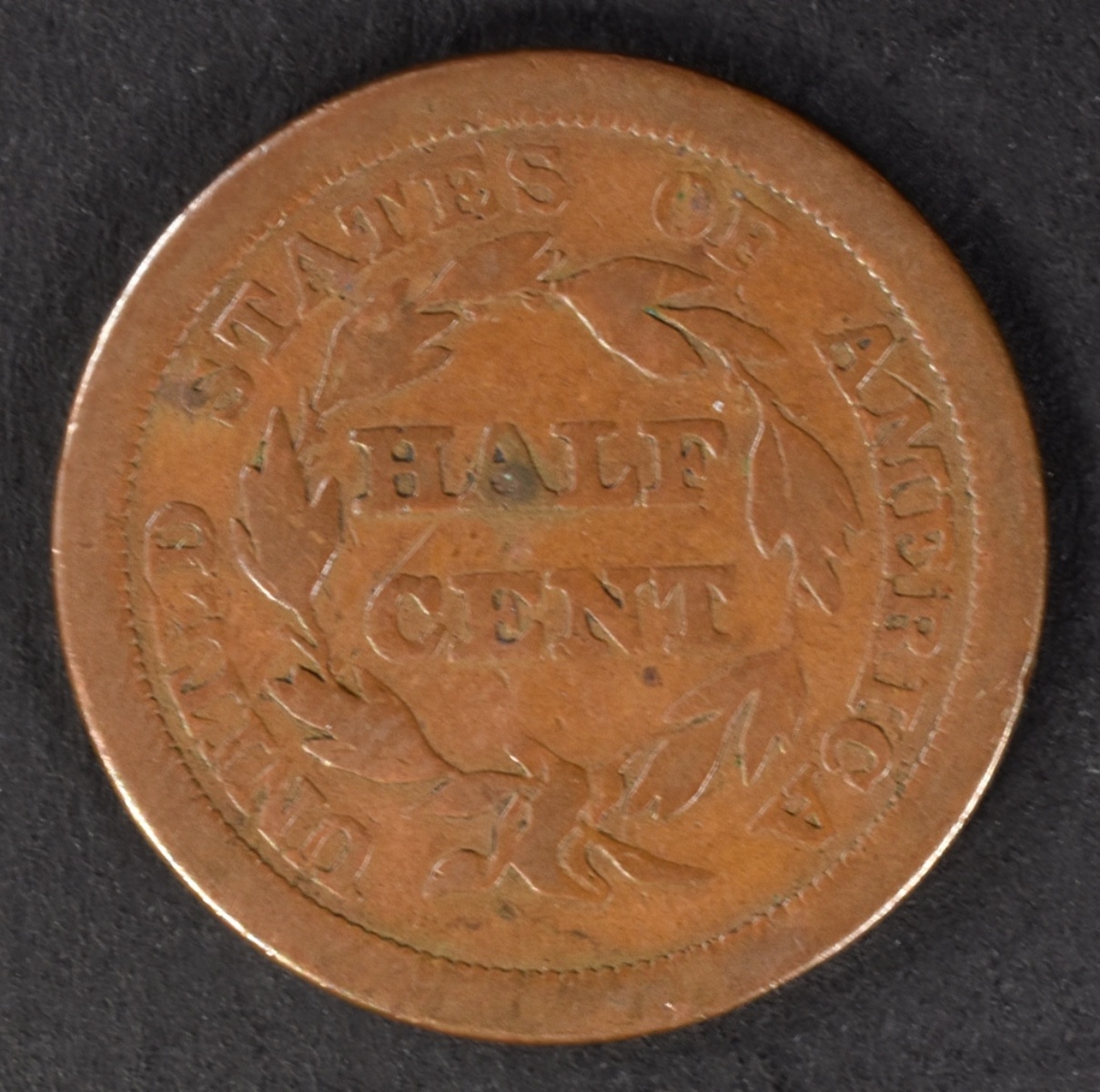 1851 Braided Hair Half Cent
